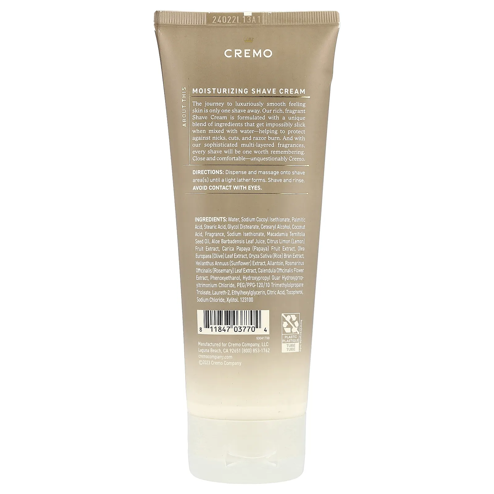 Cremo, Крем для бритья, цветение миндаля, 177 мл (6 жидк. Унций)