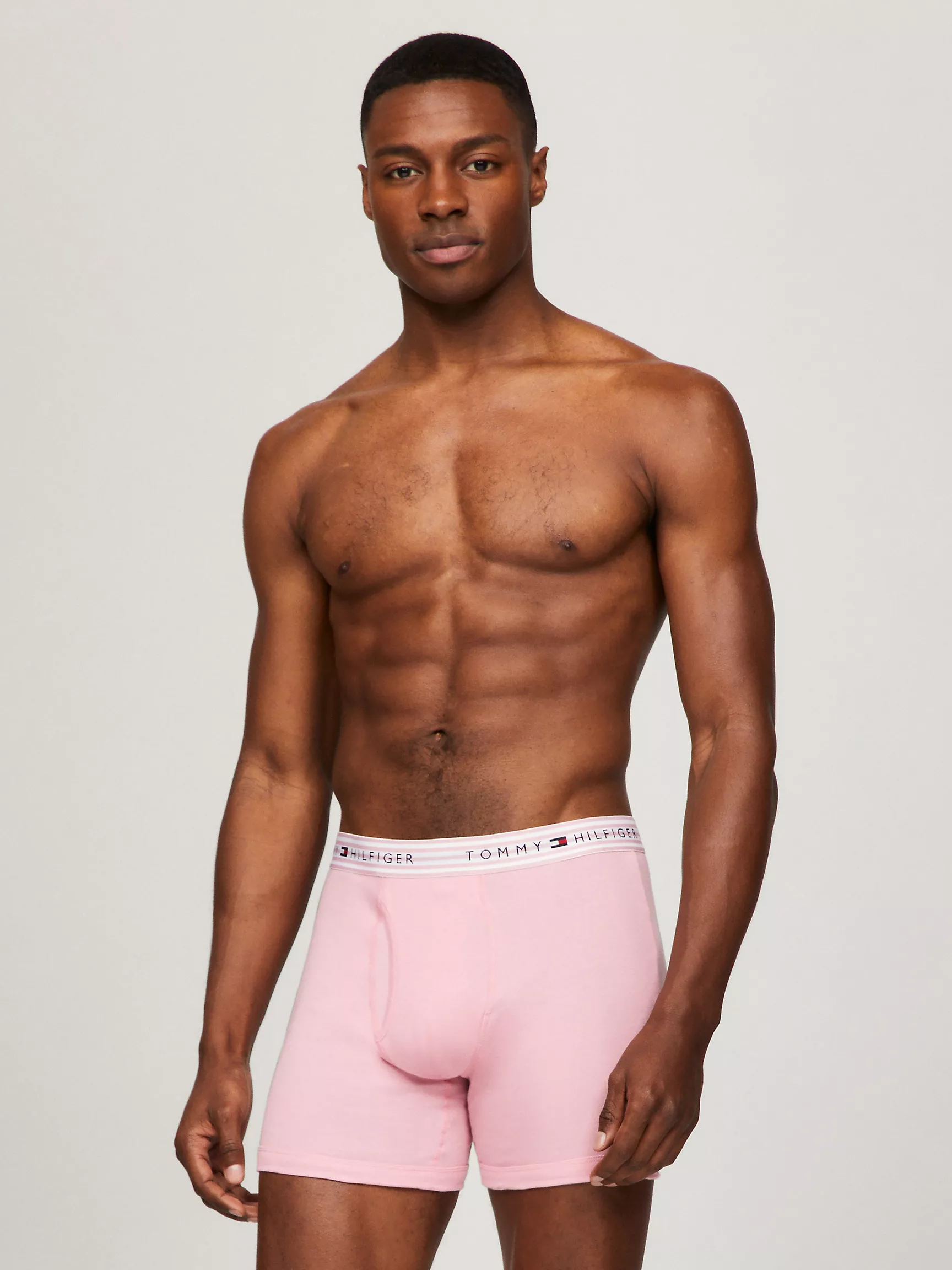 Мужское нижнее белье Tommy Hilfiger, Классические хлопковые боксеры-брифы (набор 3 шт.)