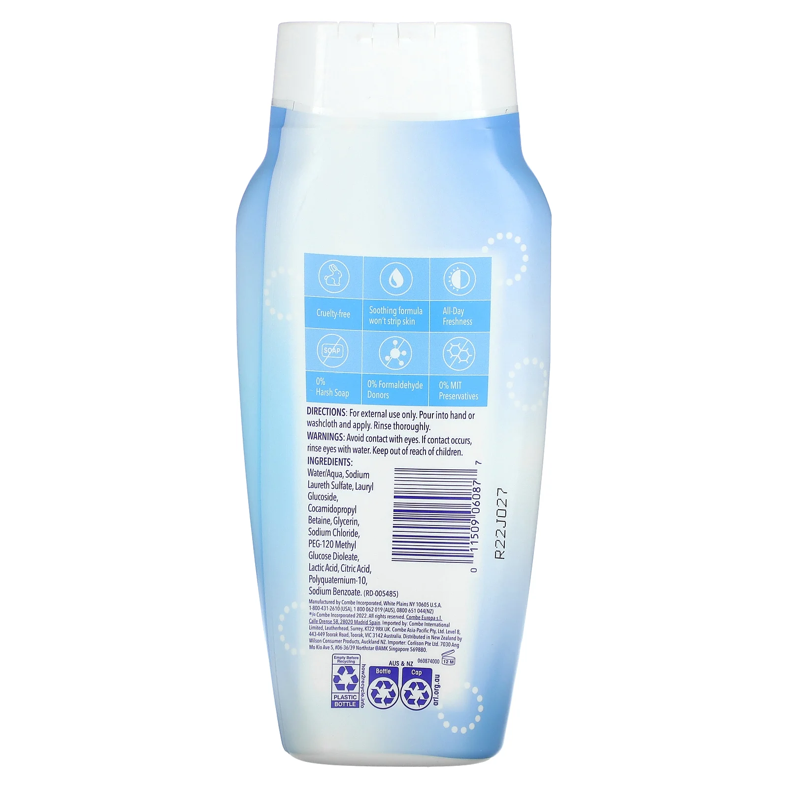 Vagisil, ежедневное средство для умывания, без запаха, 354 мл (12 жидк. унций)