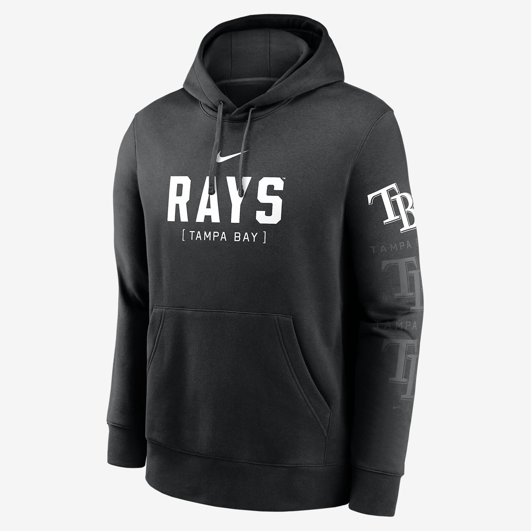 Tampa Bay Rays Fashion Club Men's Nike MLB Pullover Hoodie