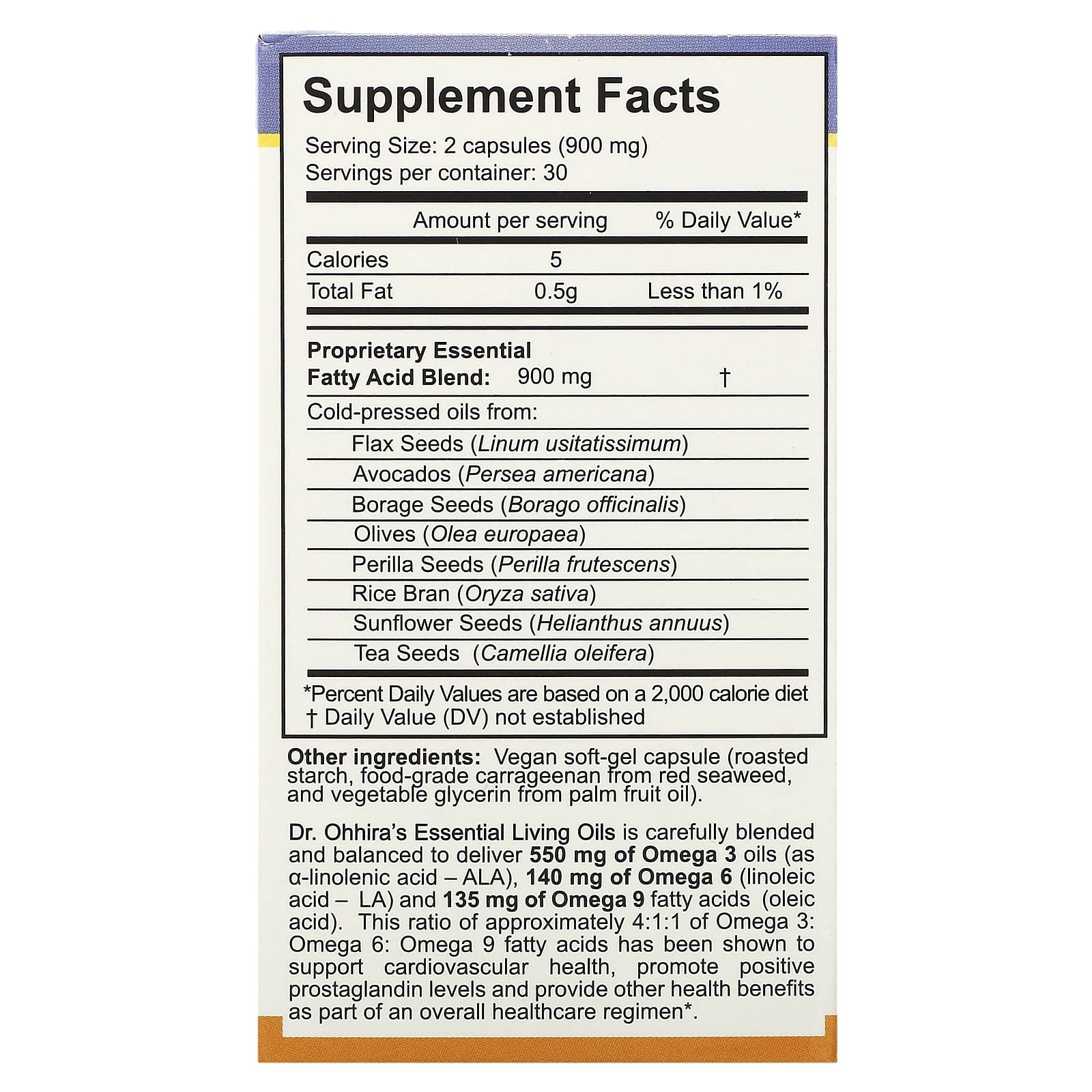 Dr. Ohhira's, Незаменимые живые масла, 60 капсул