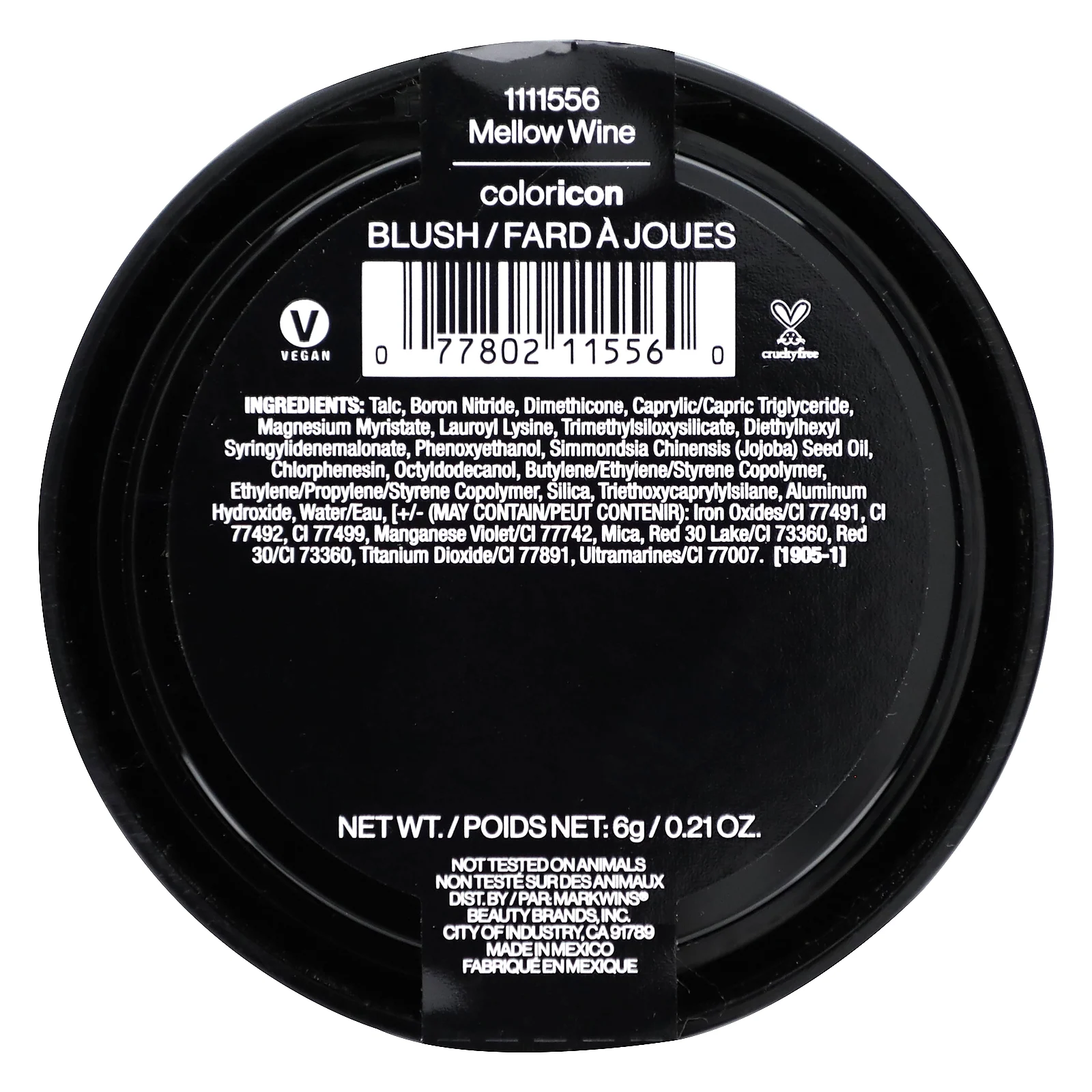 wet n wild, ColorIcon, румяна, оттенок 111556 «Сладкое масло», 6 г (0,21 унции)