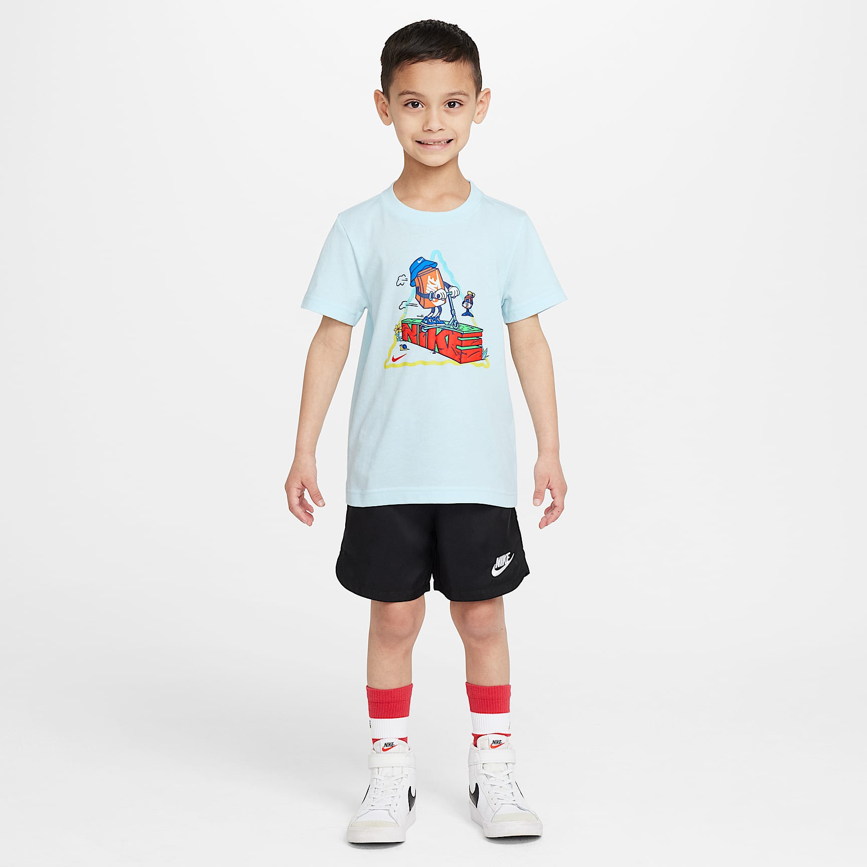 Nike Little Kids' Boxy Scooter T-Shirt