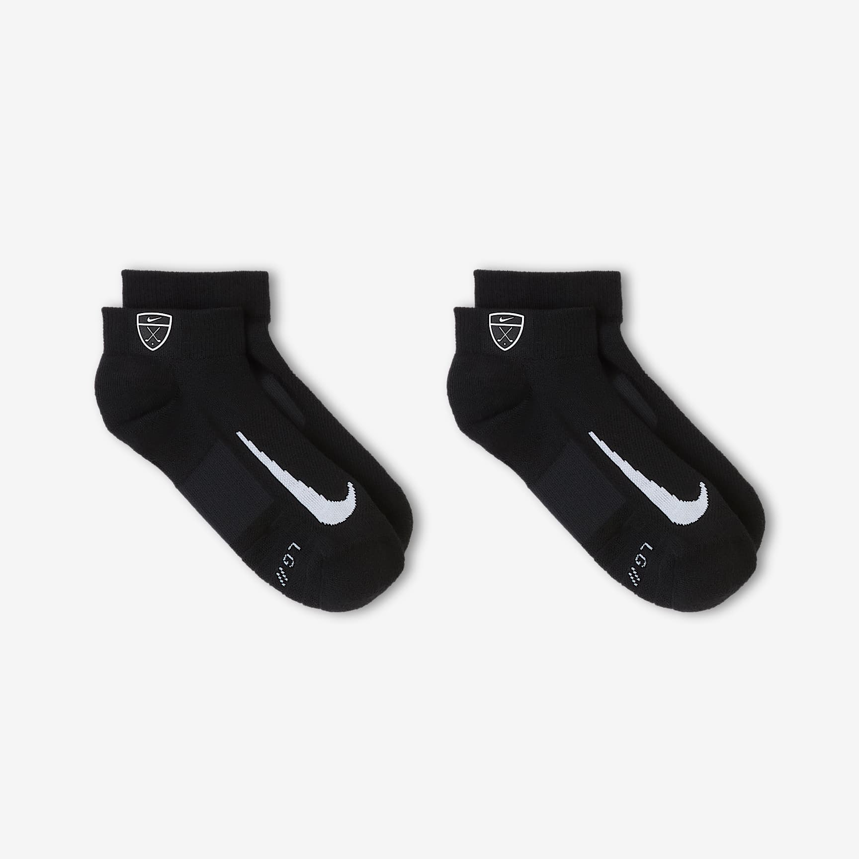 Nike Multiplier Low Golf Quarter Socks (2 Pairs)