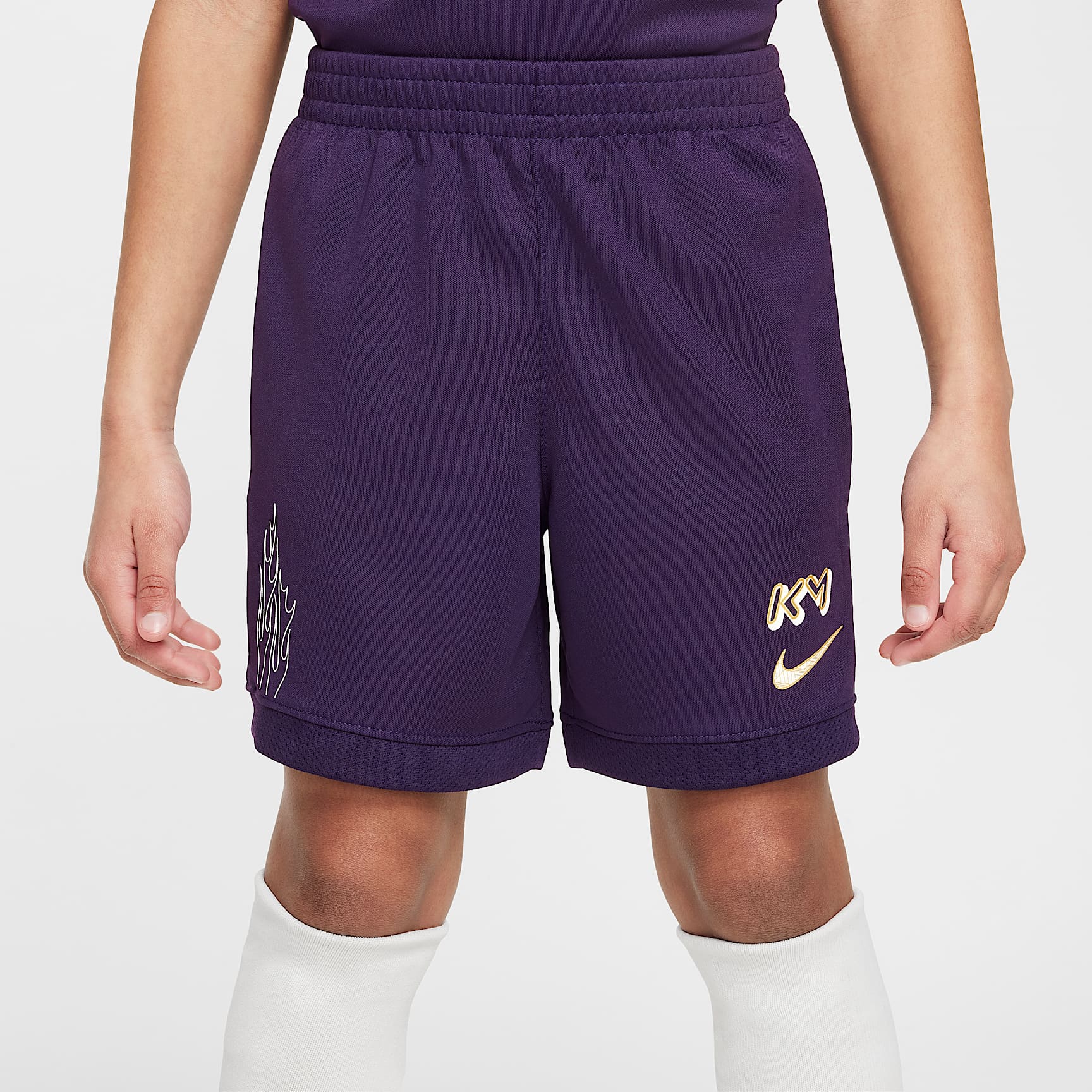 Nike Dri-FIT Kylian Mbappé Little Kids' ACD25 Short Sleeve Top and Shorts Set