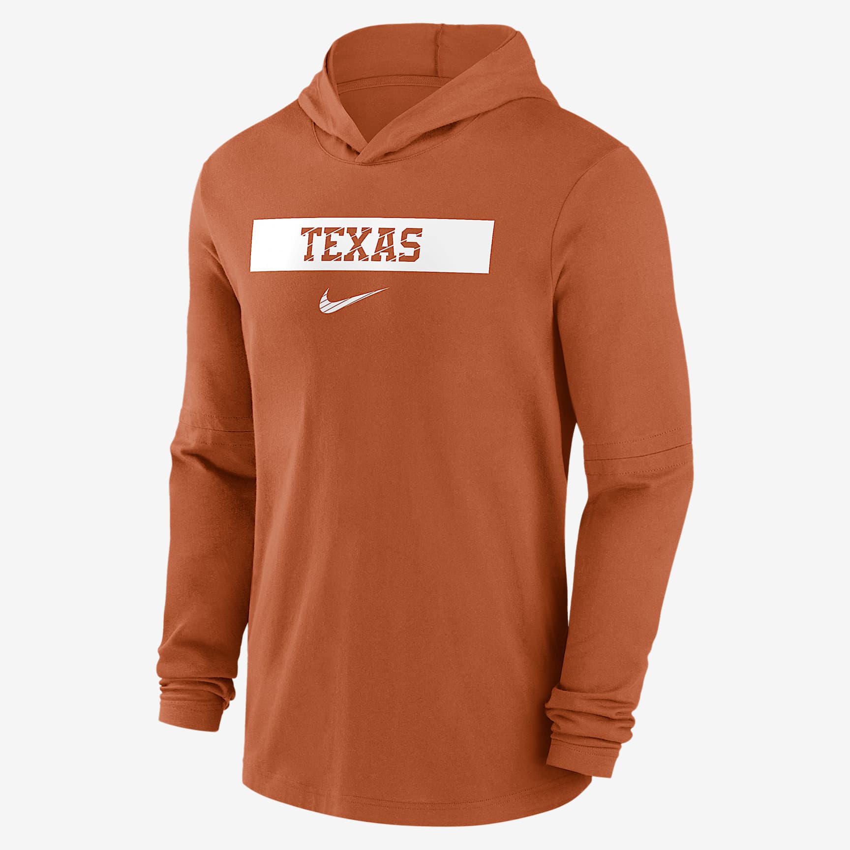 Texas Longhorns Sideline Men's Nike Dri-FIT College Long-Sleeve Hooded Top