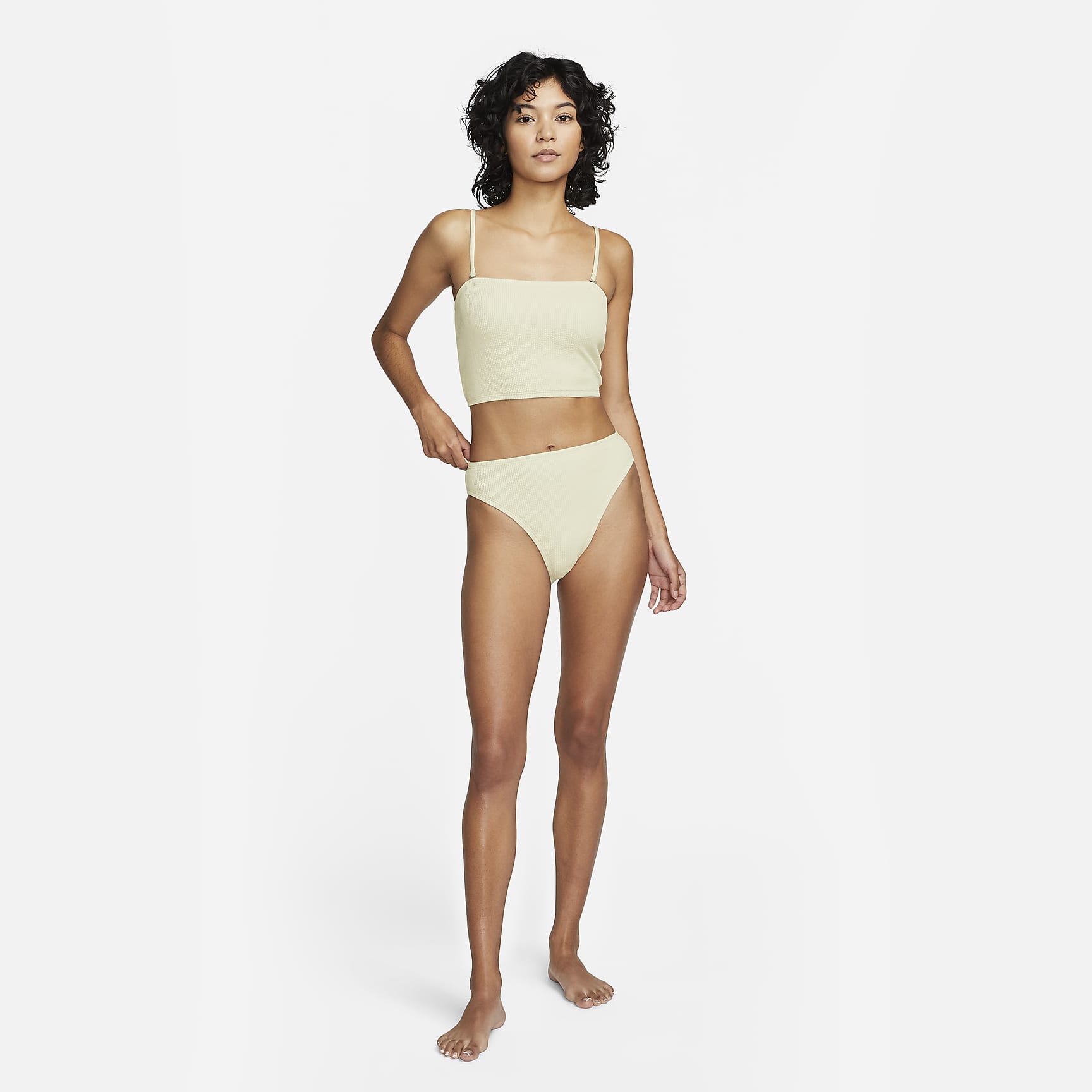 Nike Women's High-Waisted Bikini Swim Bottom