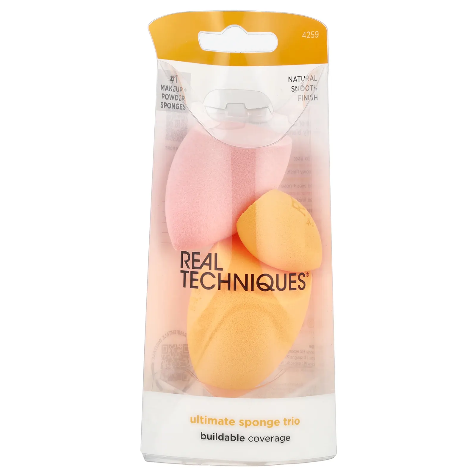 Real Techniques, Ultimate Sponge Trio, губки для макияжа`` 3 спонжа
