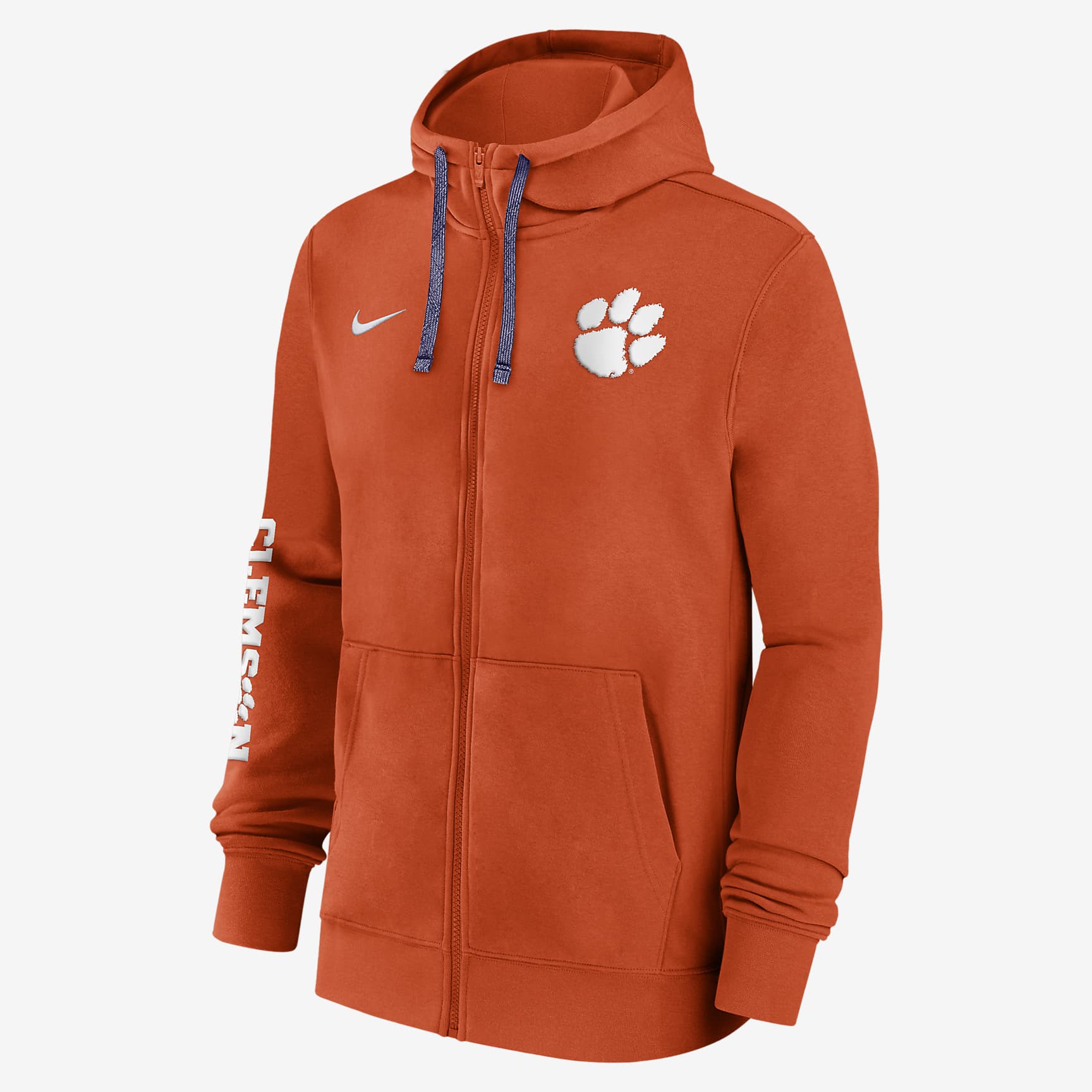 Clemson Tigers Sideline Team Issue Men's Nike College Full-Zip Hoodie