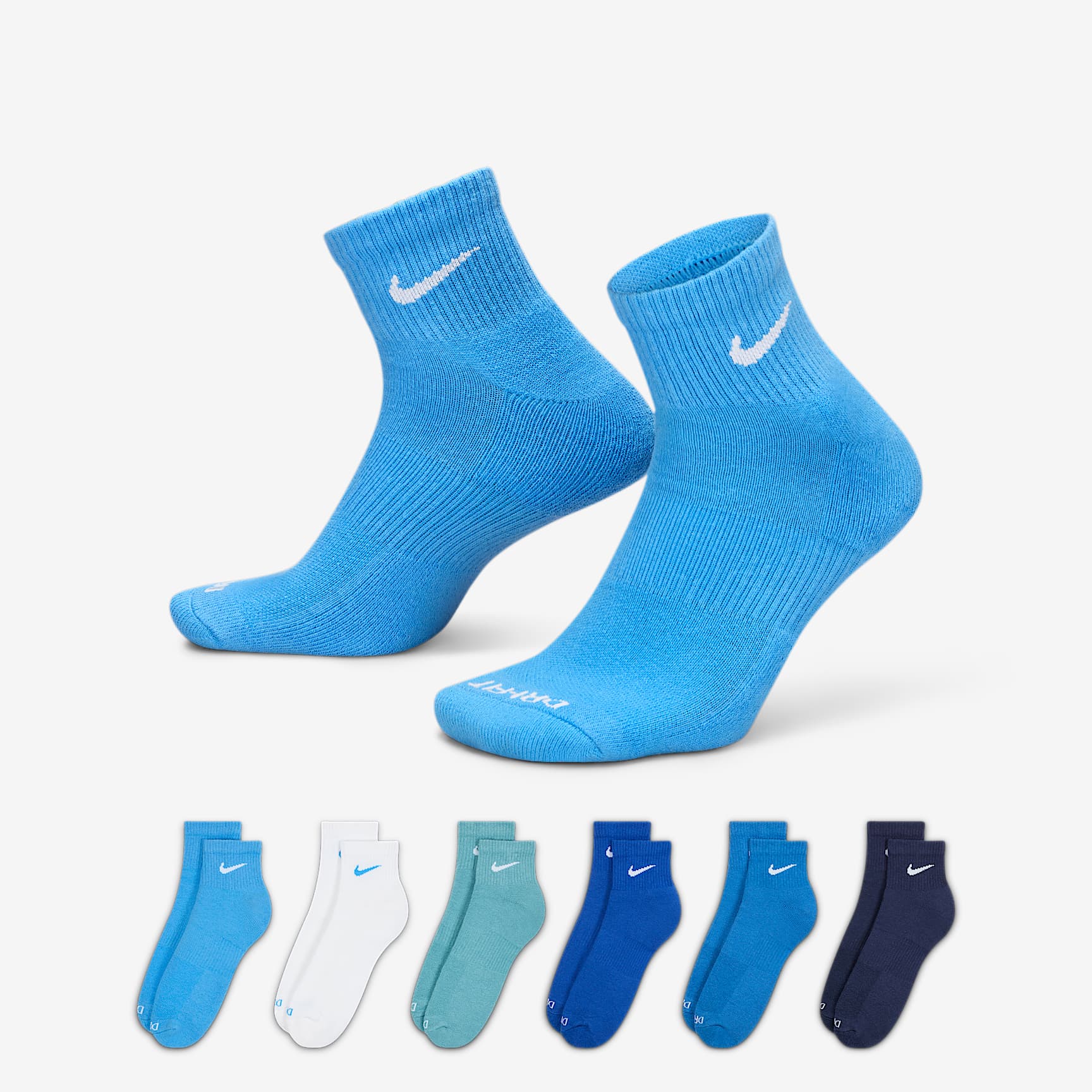 Nike Everyday Plus Cushioned Training Ankle Socks (6 Pairs)