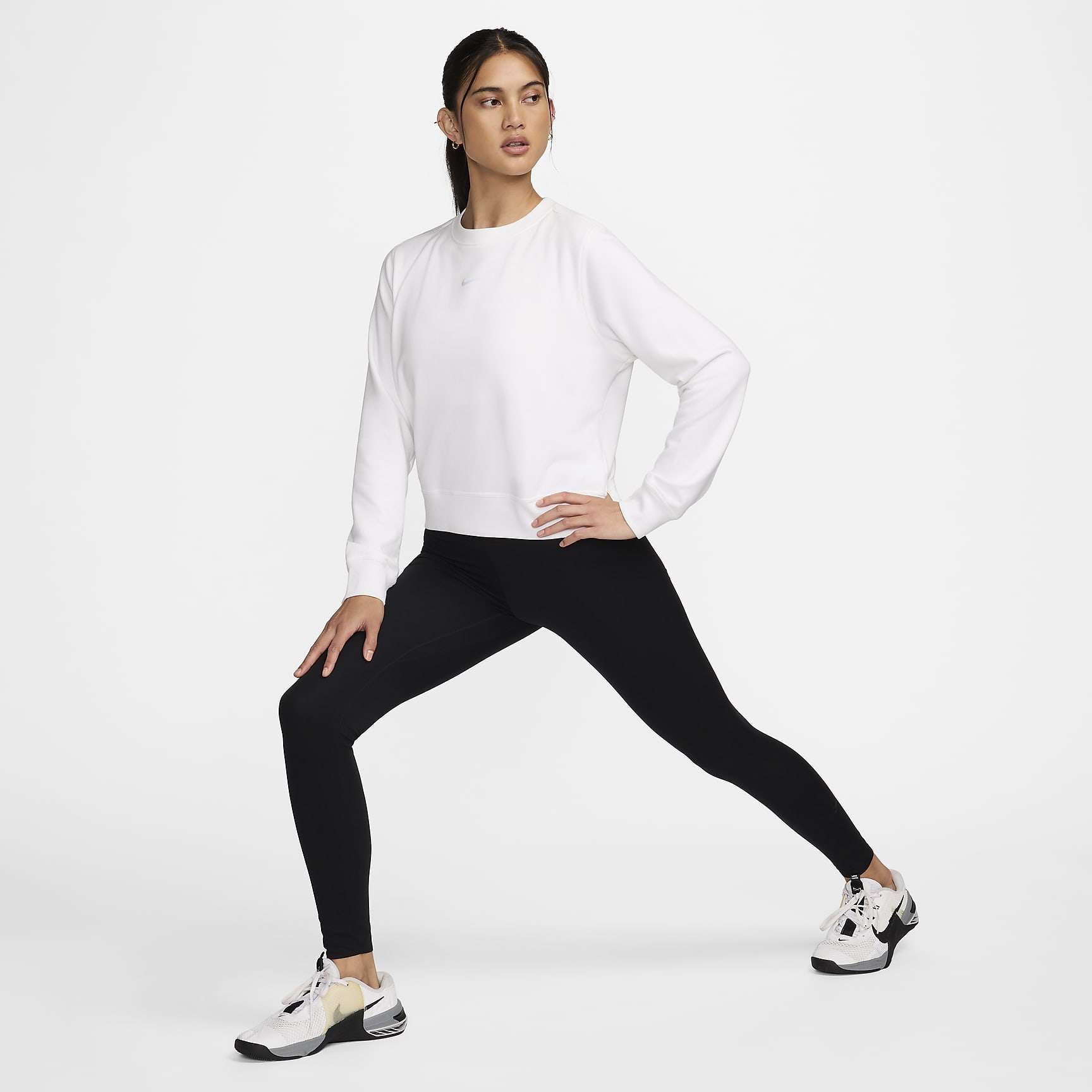 Nike Dri-FIT One Women's Crew-Neck French Terry Sweatshirt