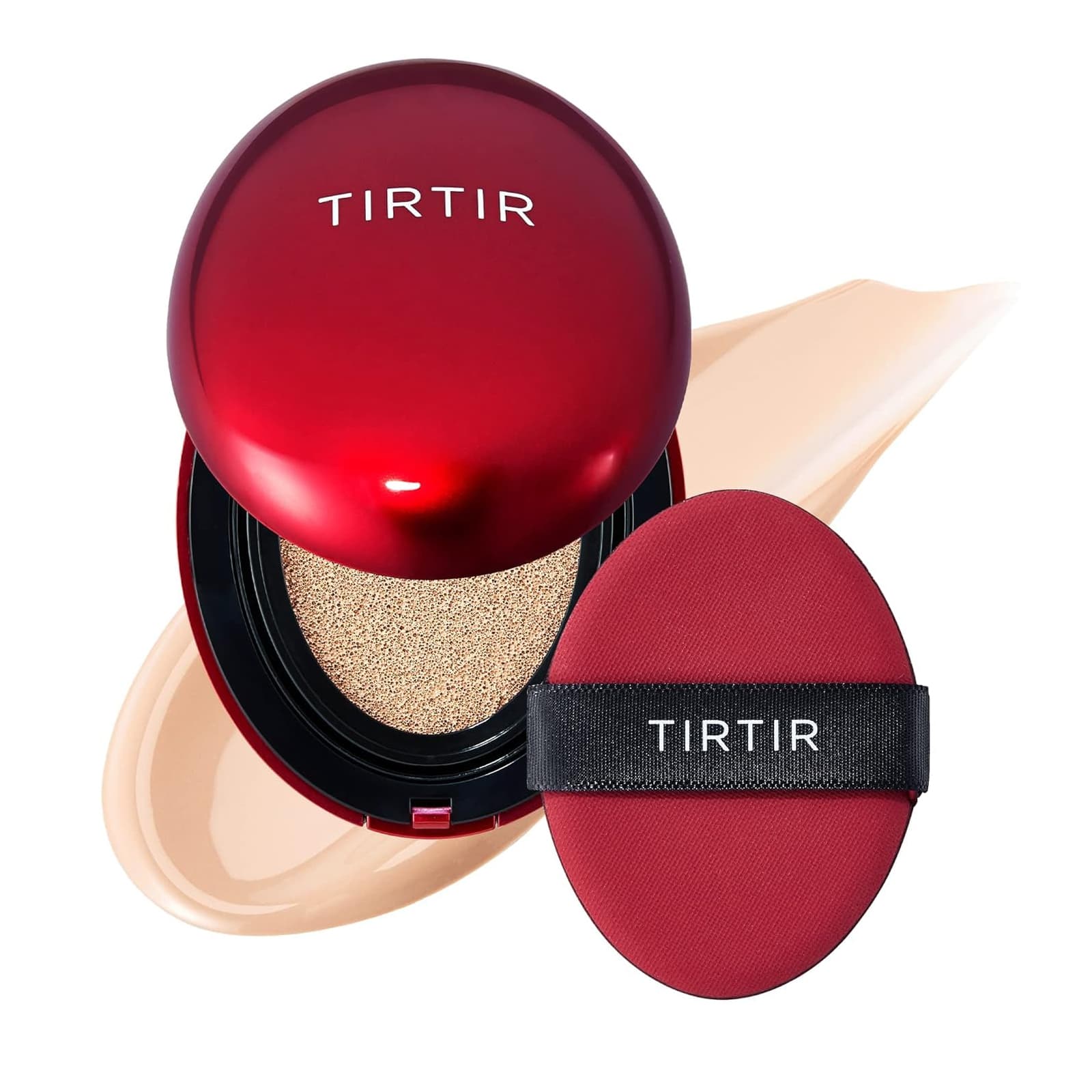 TIRTIR, Mask Fit Red Cushion, кушон, тон 17C фарфоровый, 18 г (0,63 унции)