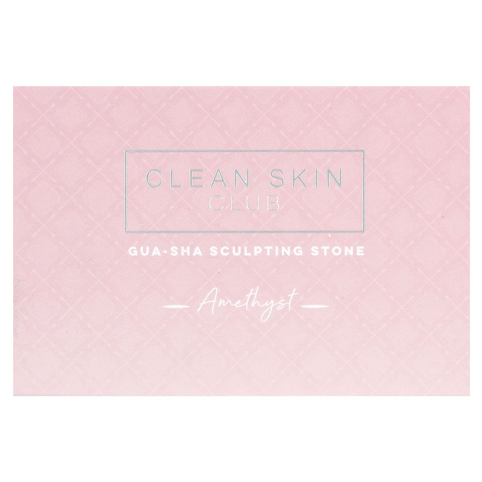 Clean Skin Club, гуа-ша, моделирующий камень, аметист, 1 шт.