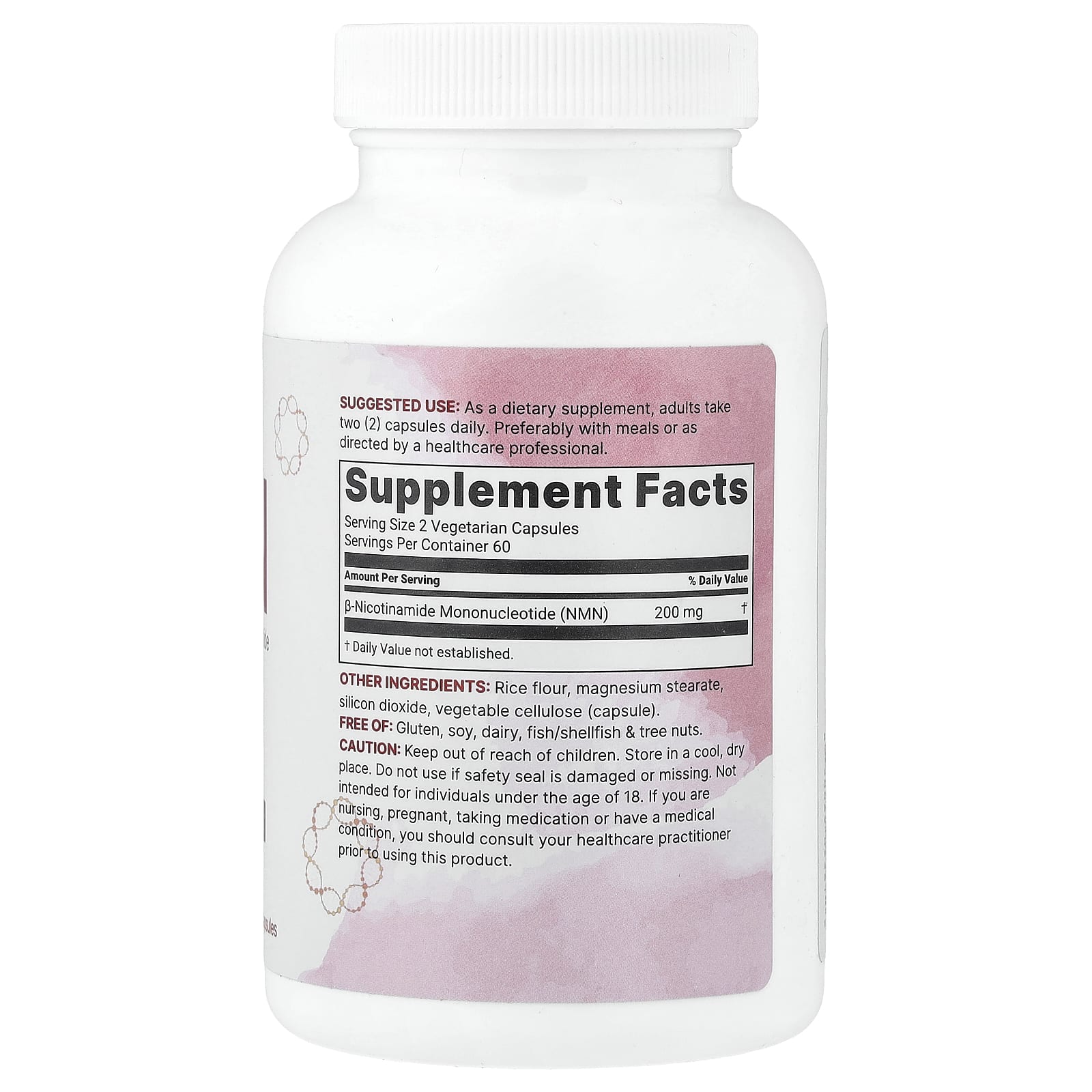 Micro Ingredients, NMN, 120 вегетарианских капсул (100 мг в 1 капсуле)
