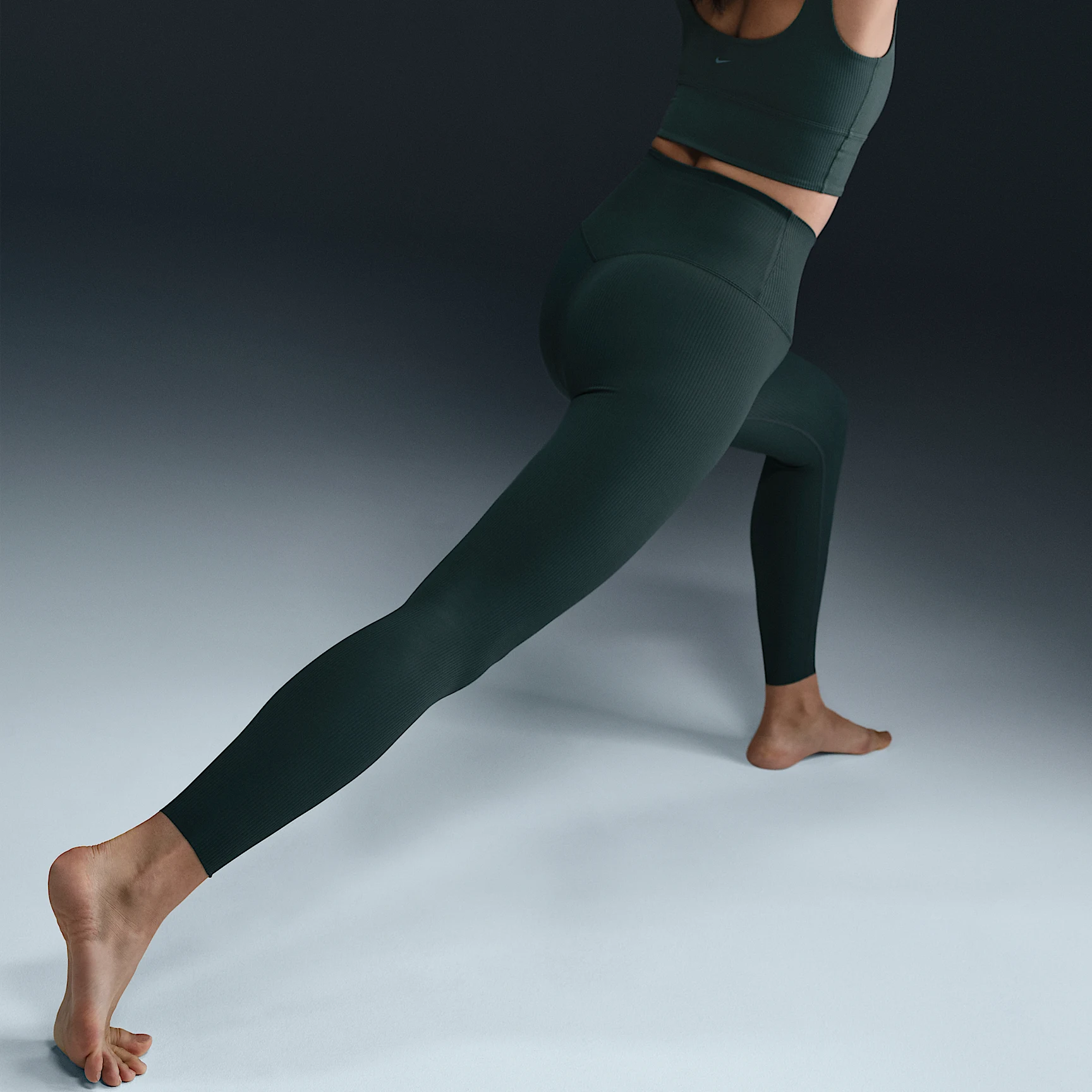 Nike Zenvy Rib Women's Gentle-Support High-Waisted 7/8 Leggings