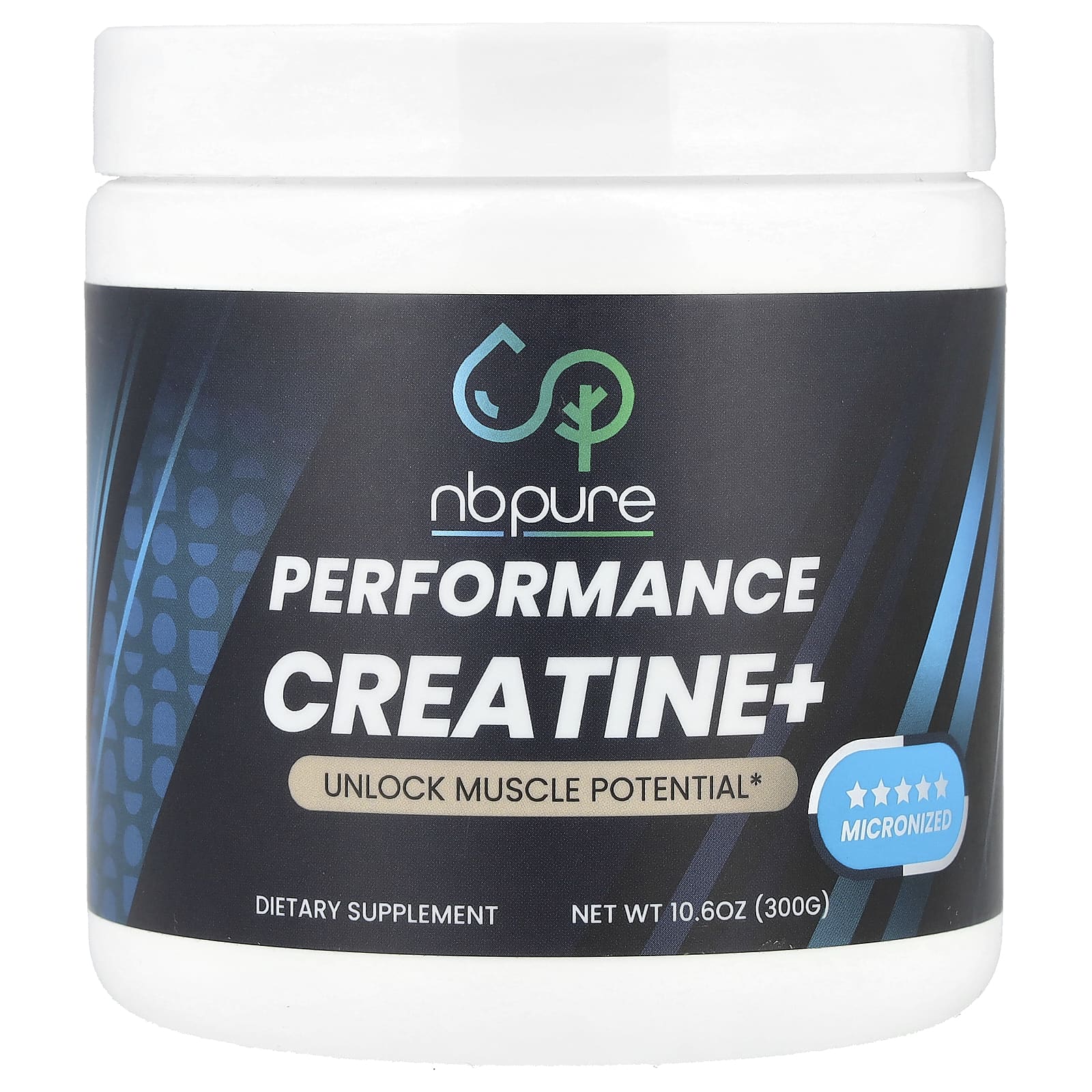 NB Pure, Performance, Creatine +, 300 г (10,6 унции)