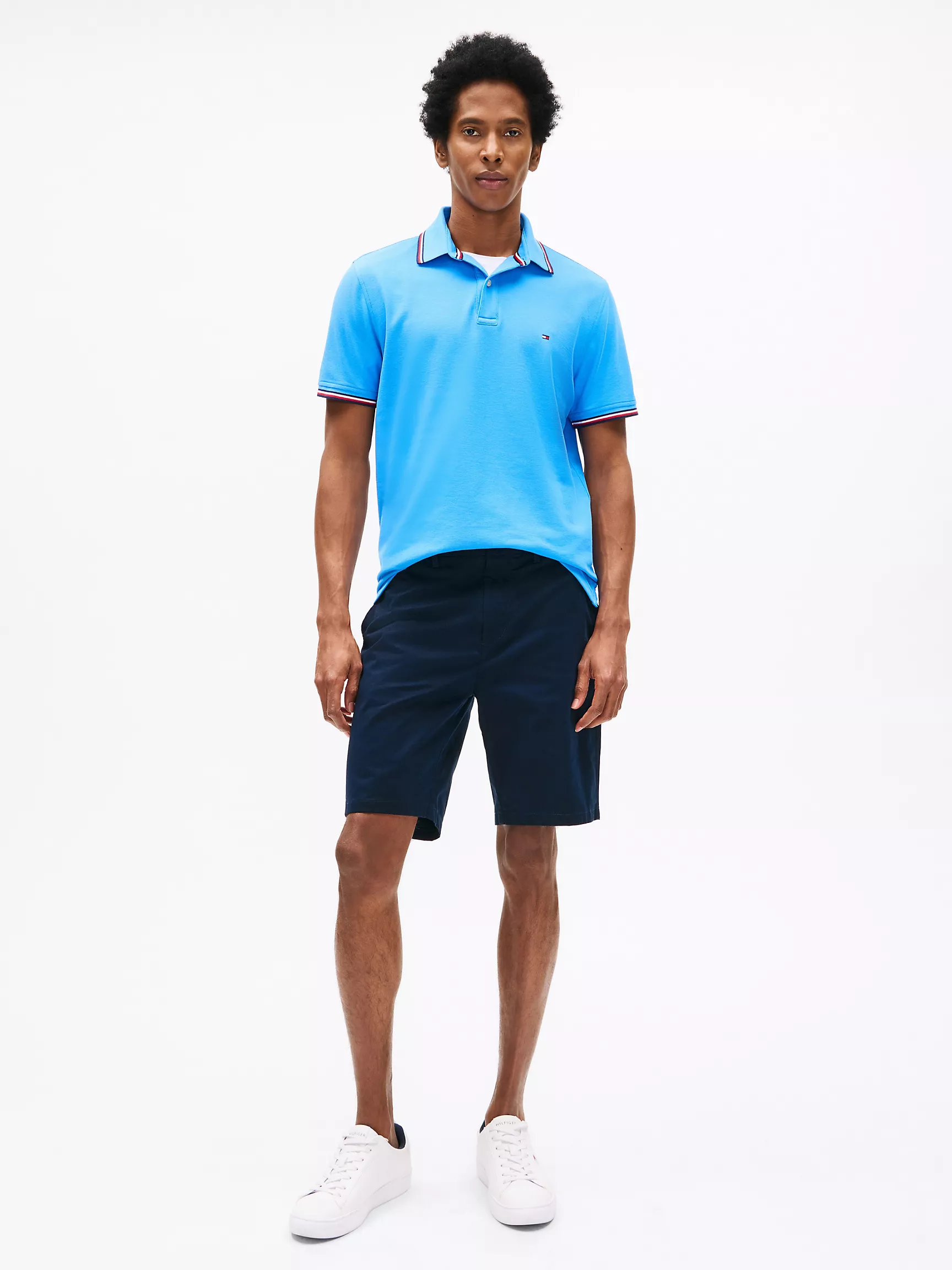 Мужское поло Tommy Hilfiger, Влагоотводящее поло Tommy стандартного кроя