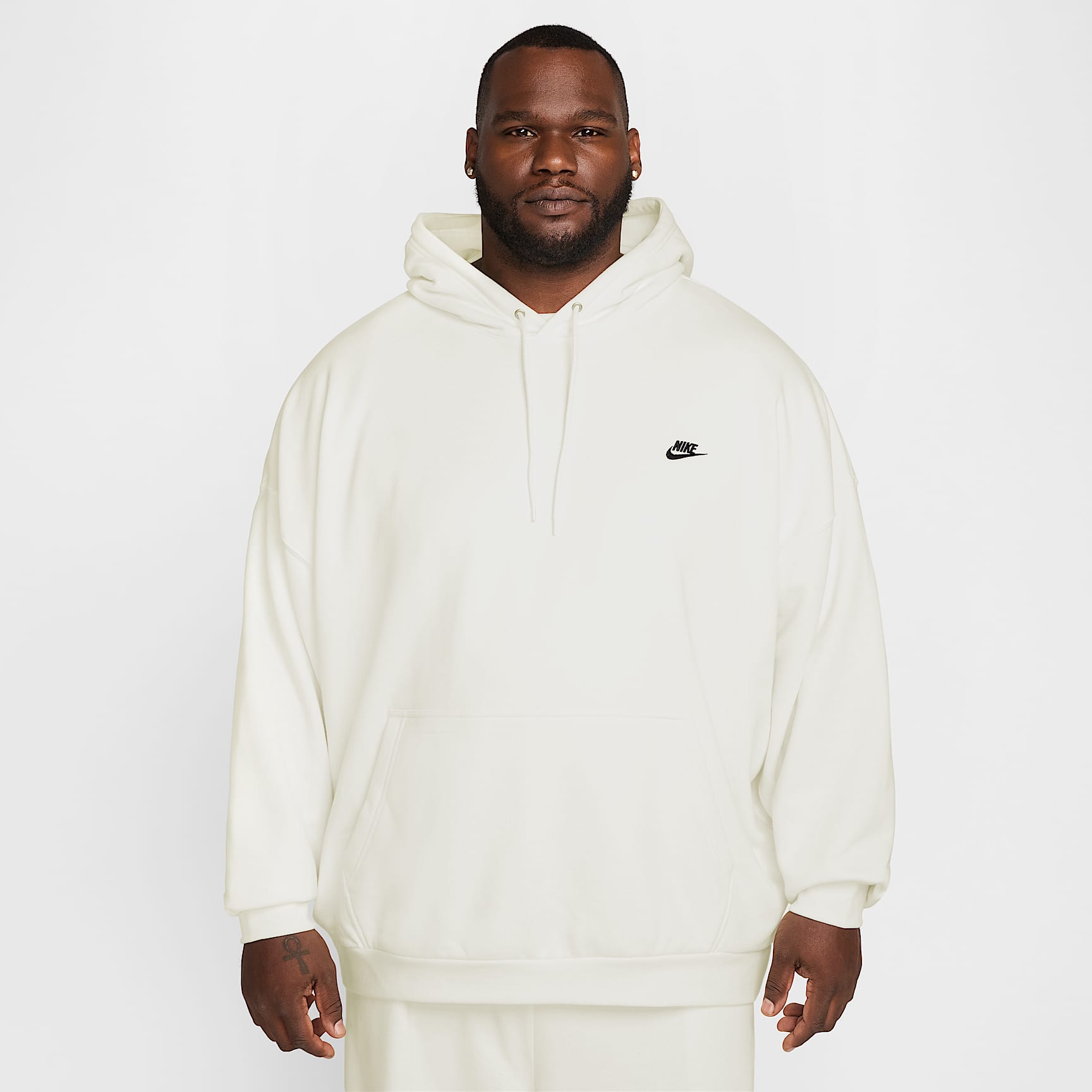 Nike Club Fleece Men's Oversized French Terry Pullover Hoodie