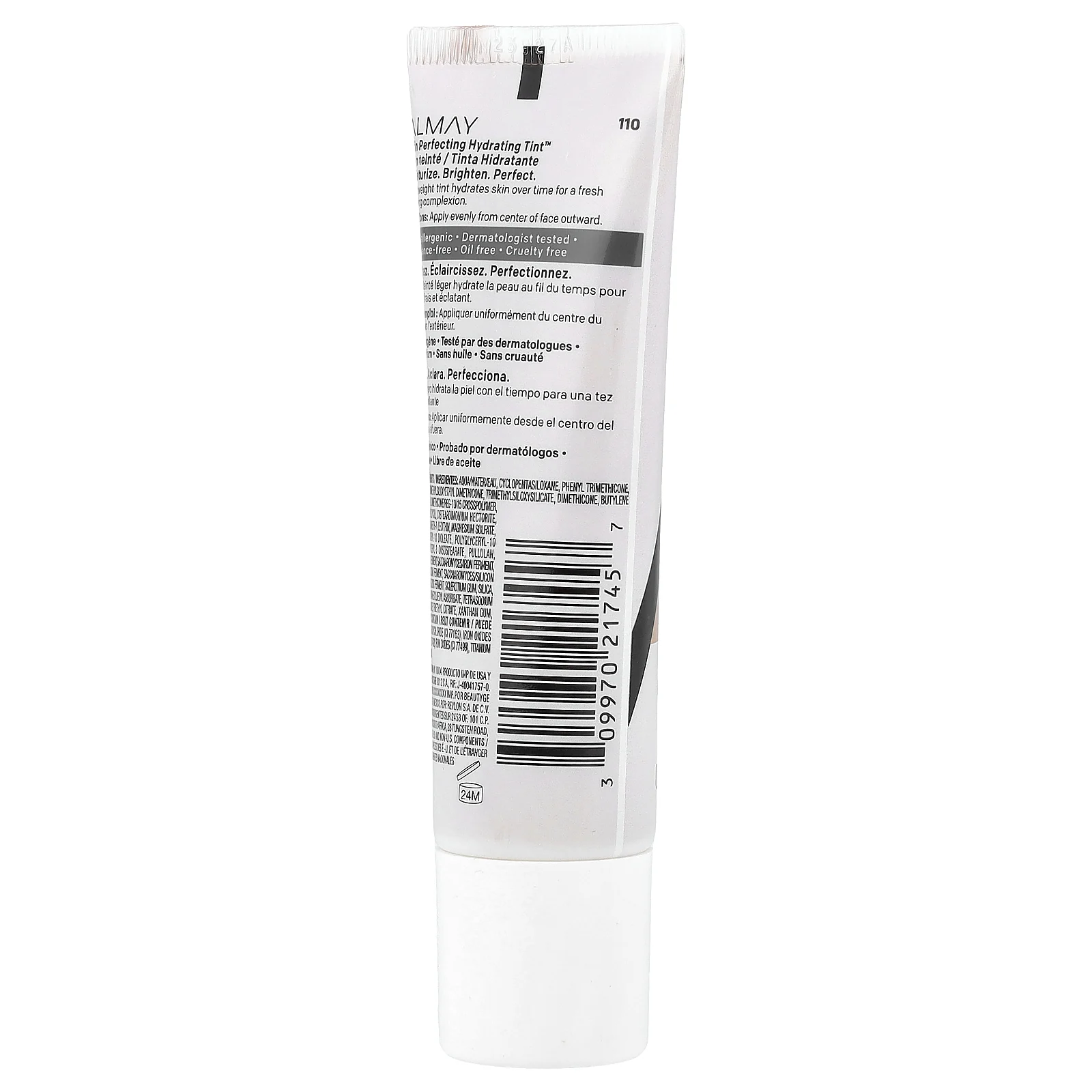 Almay, Skin Perfecting Hydrating Tint™, оттенок 110 Buff, 28 мл (0,94 жидк. унции)