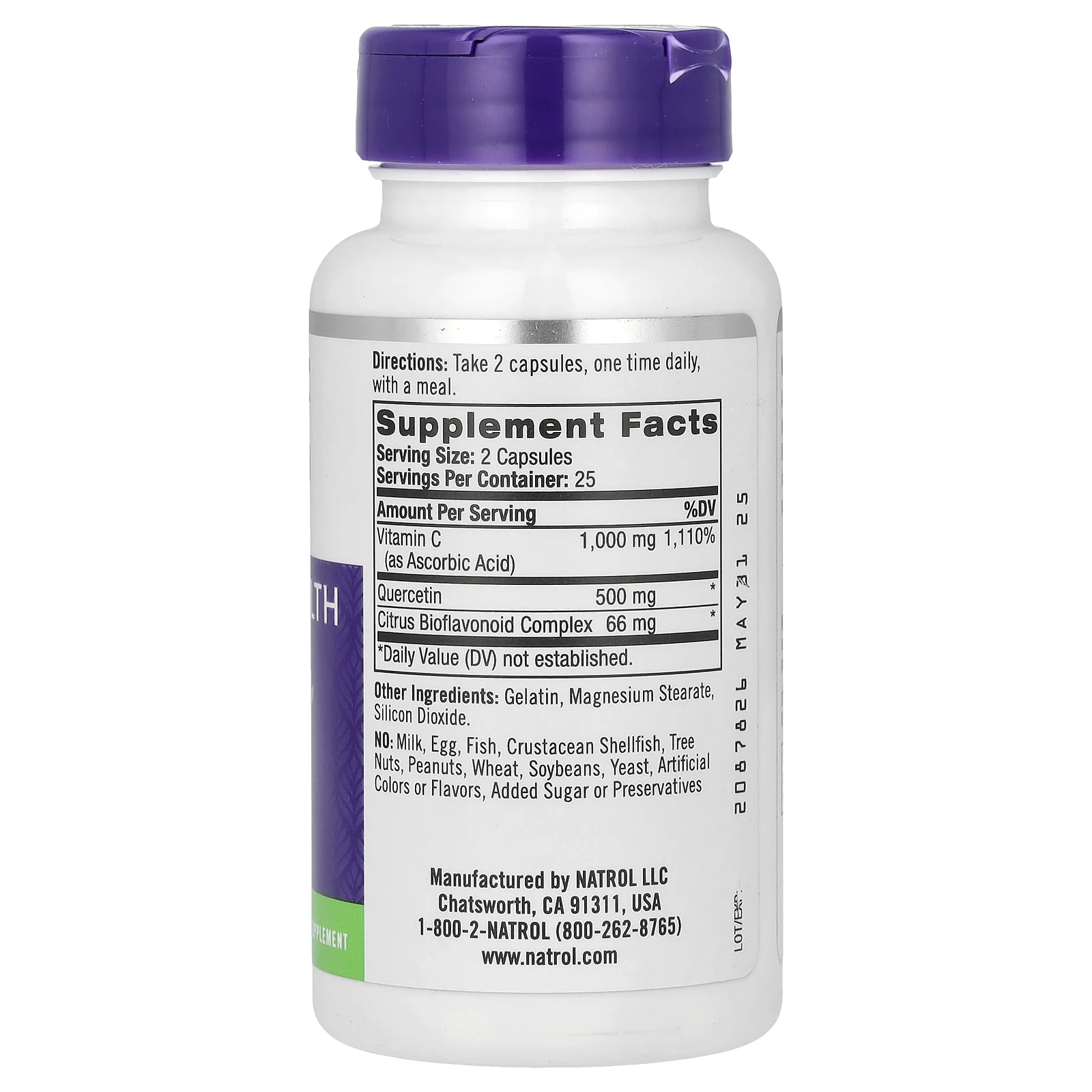 Natrol, комплекс с кверцетином, 50 капсул