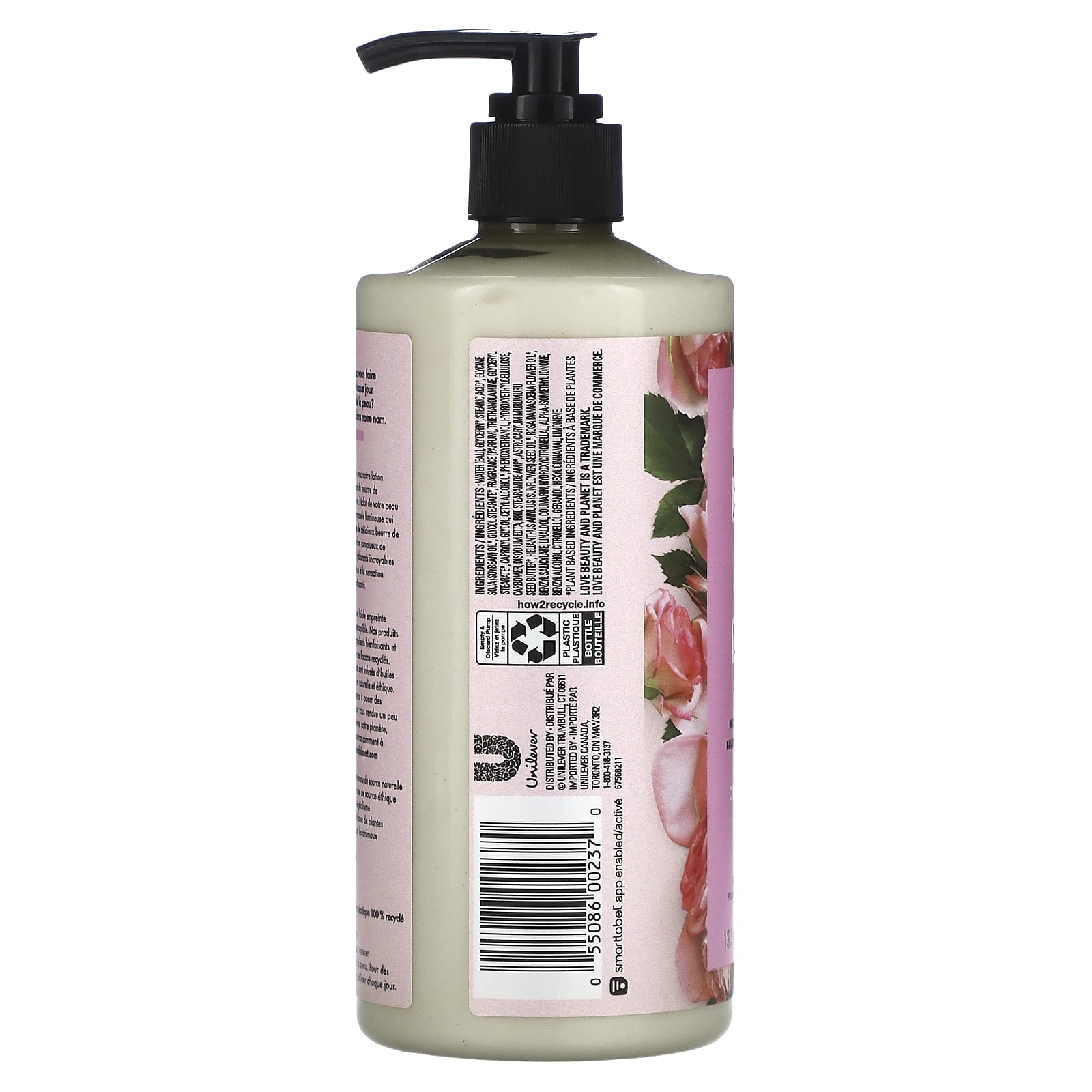 Love Beauty and Planet, Delicious Glow, лосьон для тела, с маслом мурумуру и розой, 400 мл (13,5 жидк. унции)