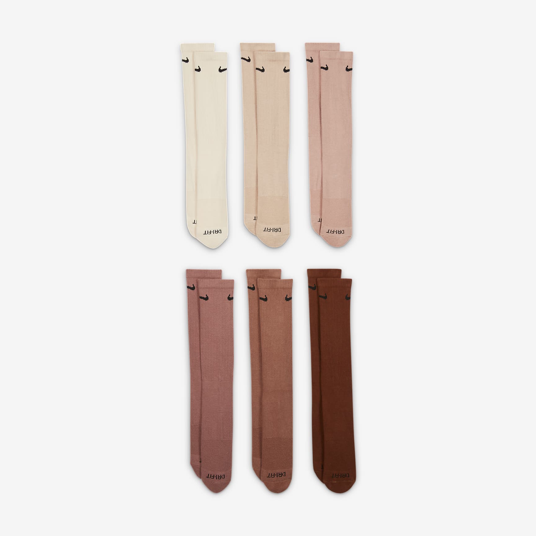 Nike Everyday Plus Cushioned Training Crew Socks (6 Pairs)