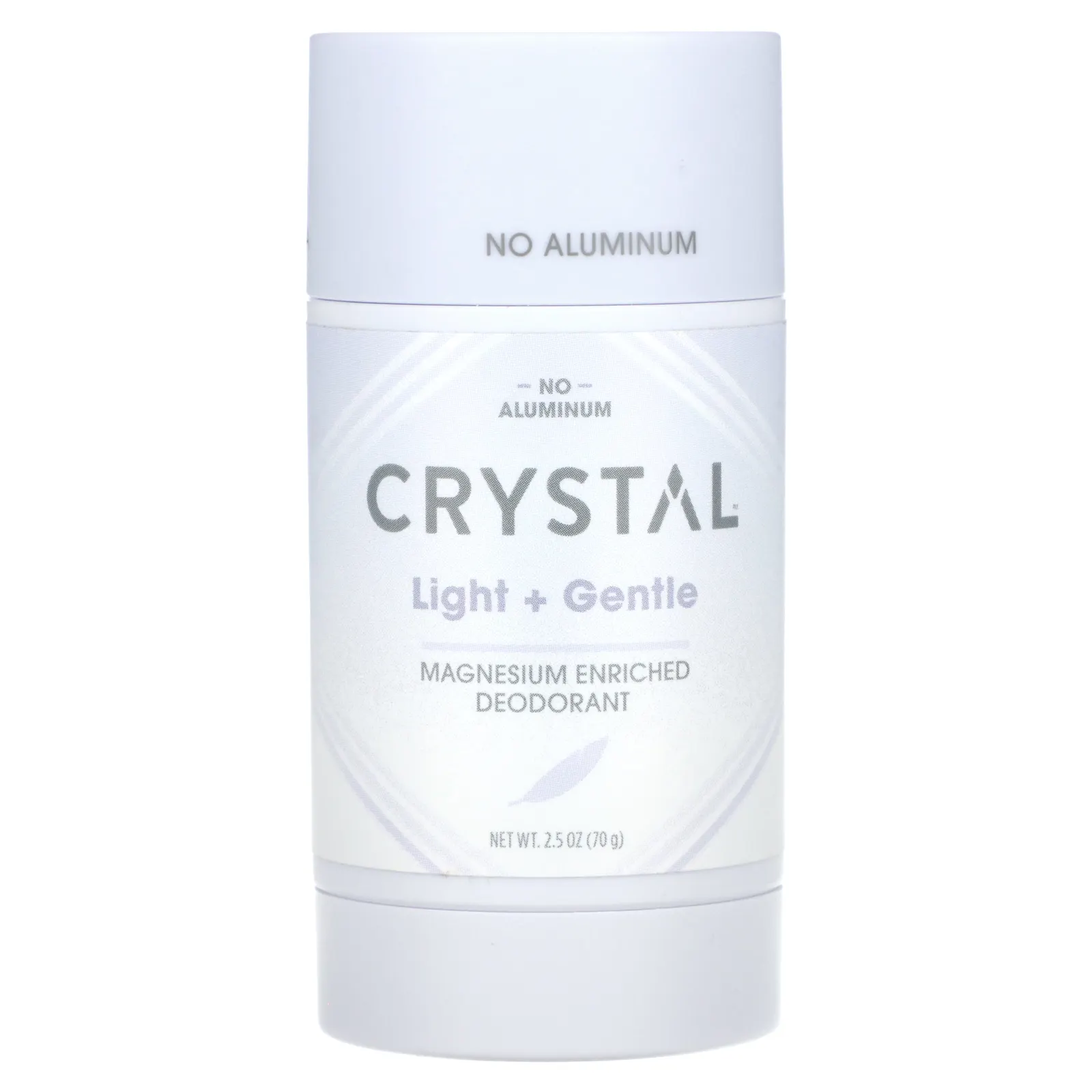 CRYSTAL, Обогащенный магнием дезодорант, легкий и мягкий, 70 г (2,5 унции)