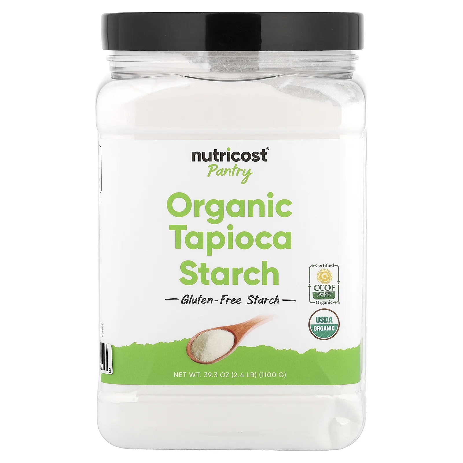 Nutricost, Pantry, органический тапиоковый крахмал, 1100 г (39,3 унции)