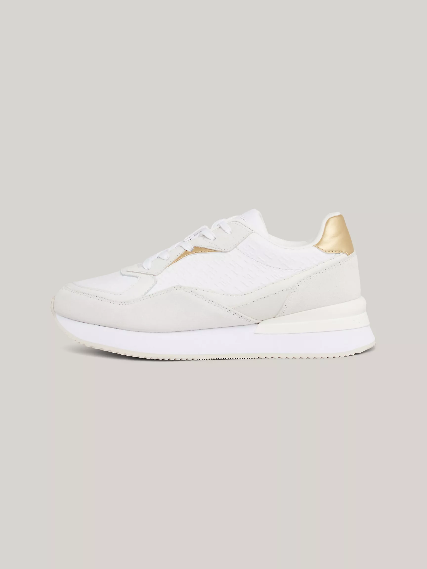 Женские кроссовки Tommy Hilfiger, Роскошные кожаные кеды с монограммным узором