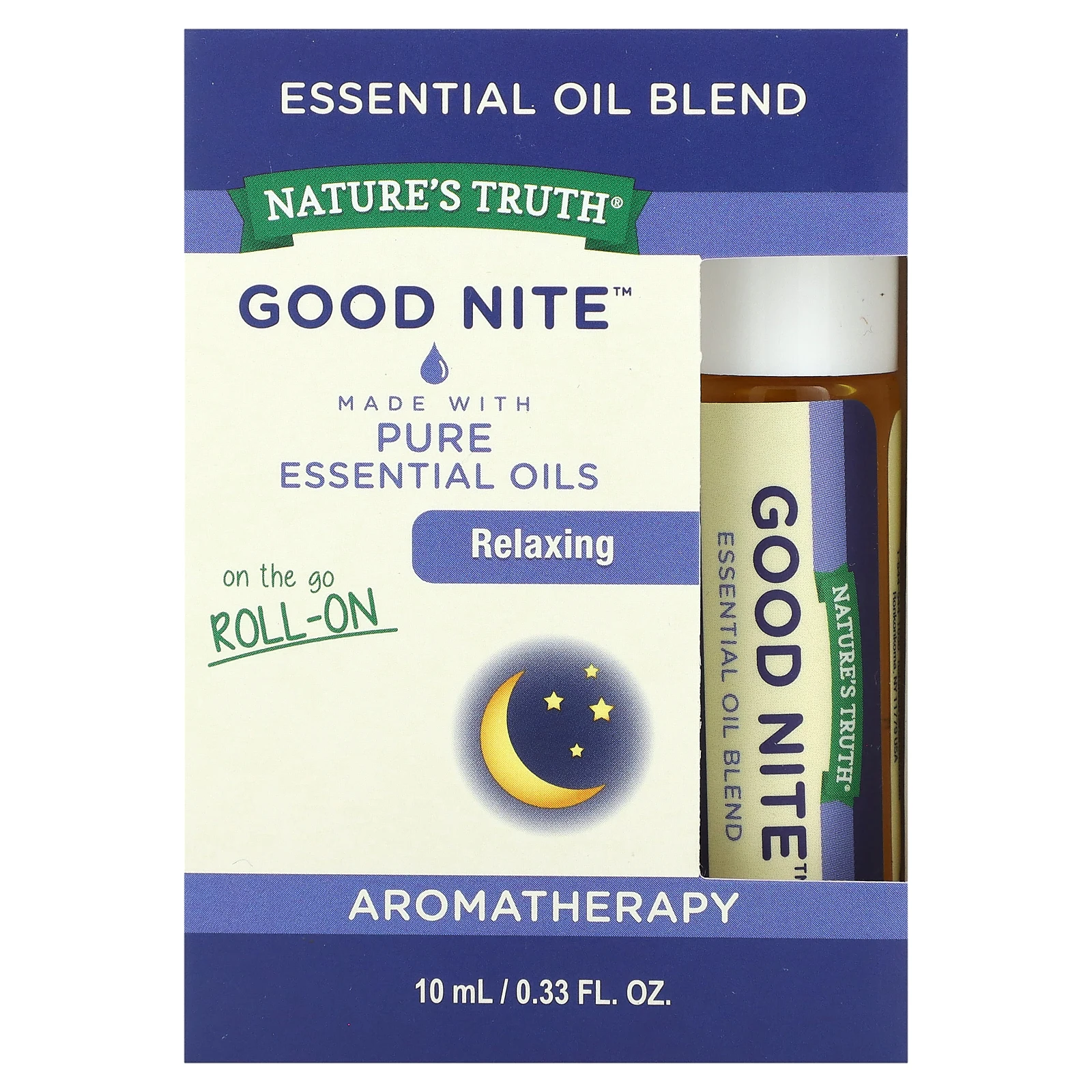 Nature's Truth, Смесь эфирных масел, в шариках, для спокойной ночи, 10 мл (0,33 жидк. Унции)