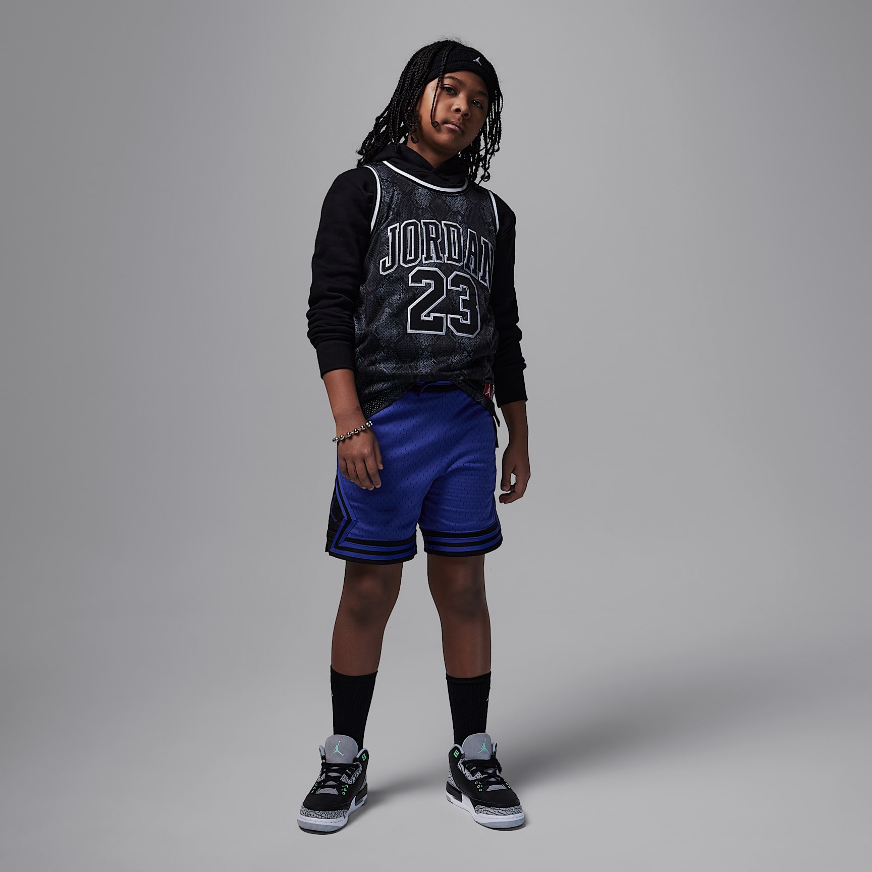 Jordan Sport Big Kids' Dri-FIT Diamond Shorts