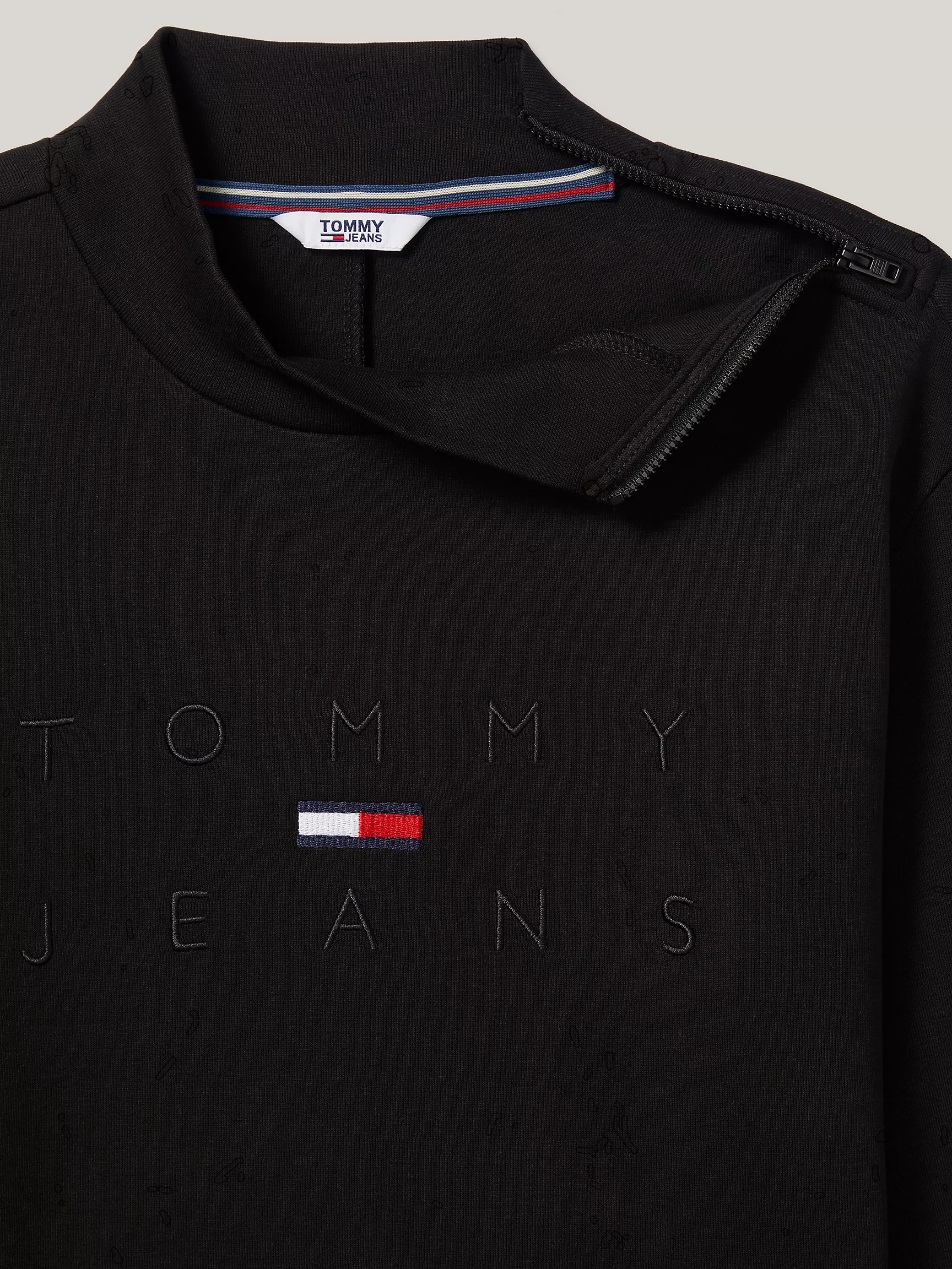 Женское платье Tommy Hilfiger, Платье Tommy Jeans с высоким воротником
