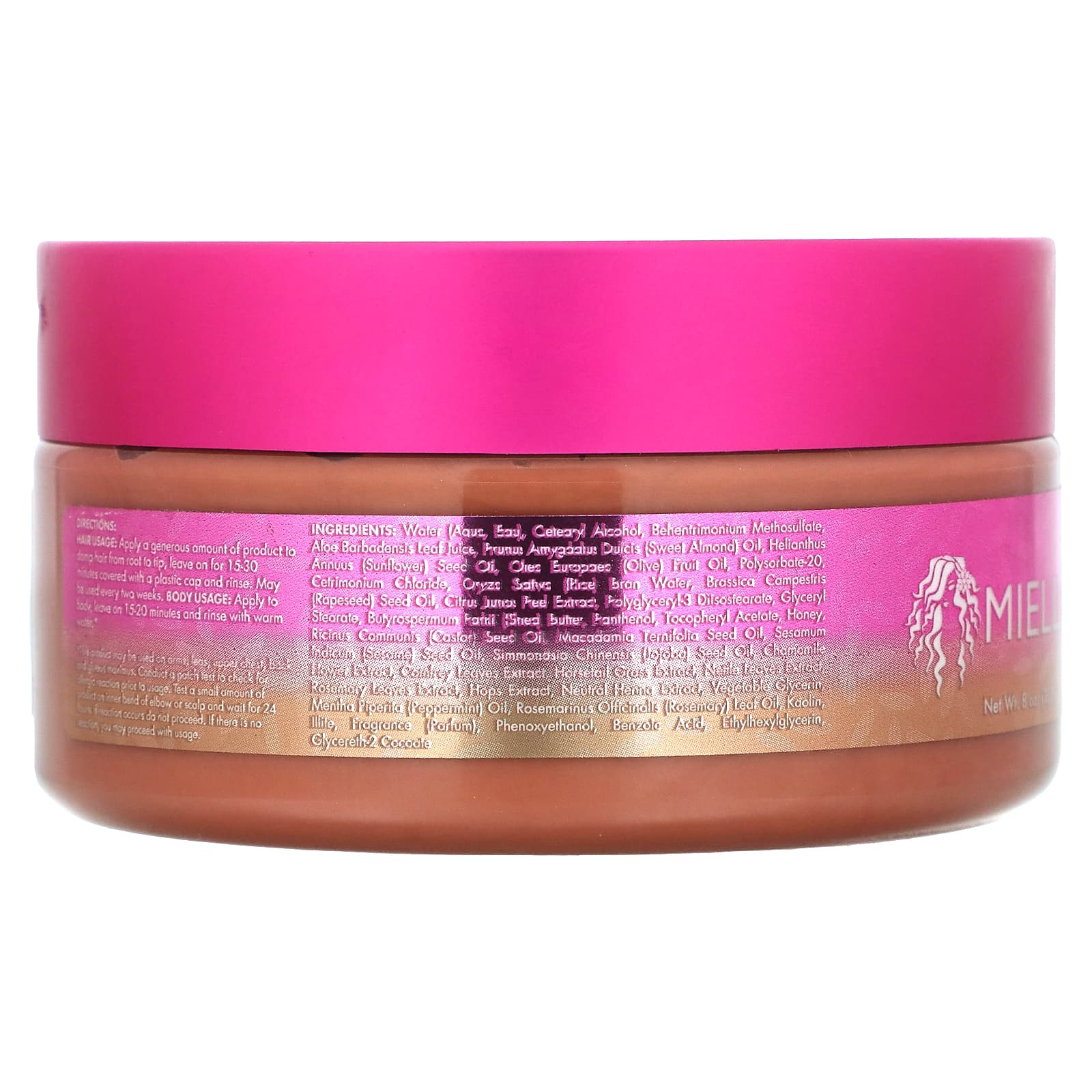 Mielle, Rice Water Collection, глиняная маска, 227 г (8 унций)