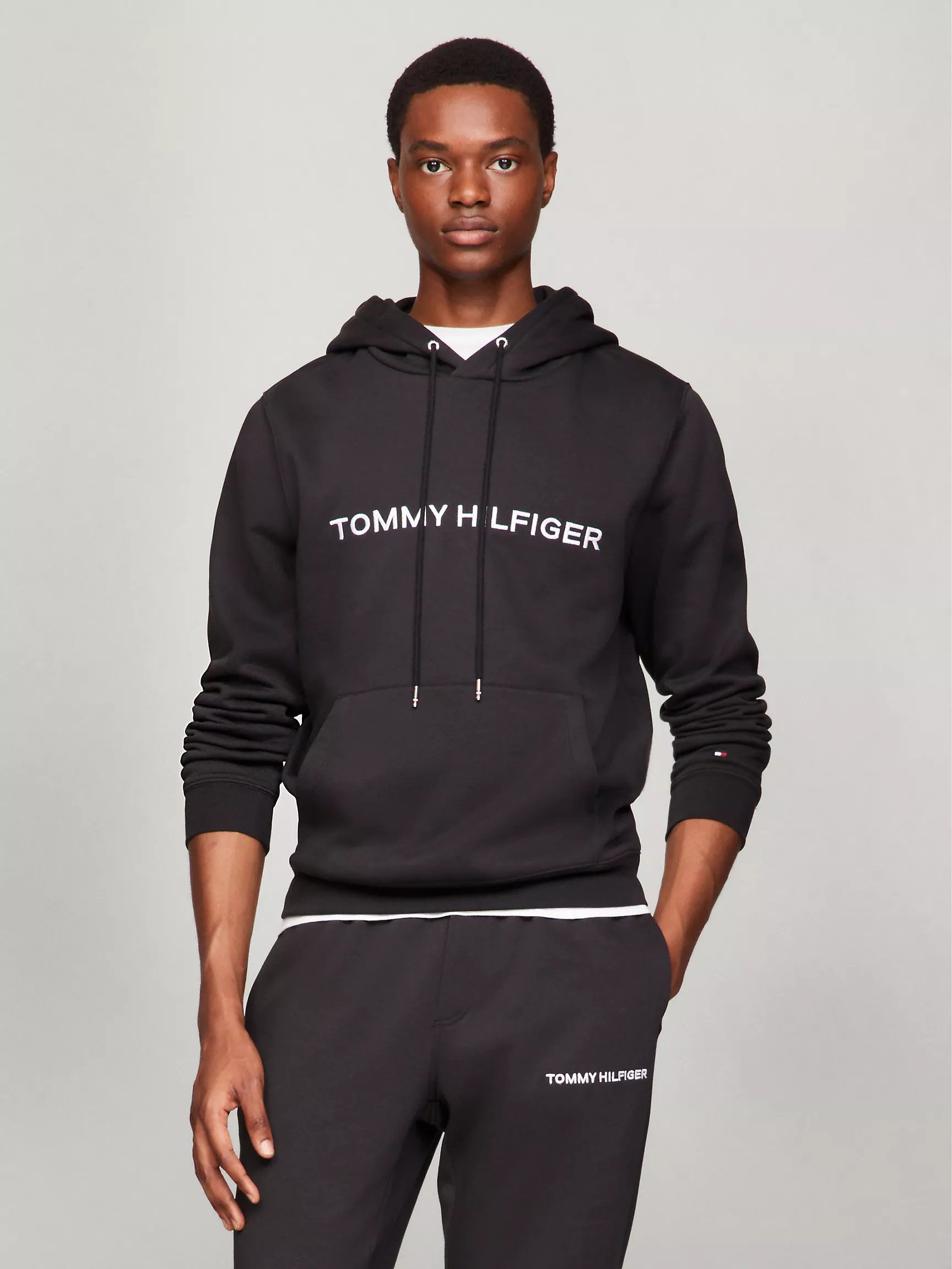 Мужское худи Tommy Hilfiger, Худи с вышитым логотипом Tommy Icon