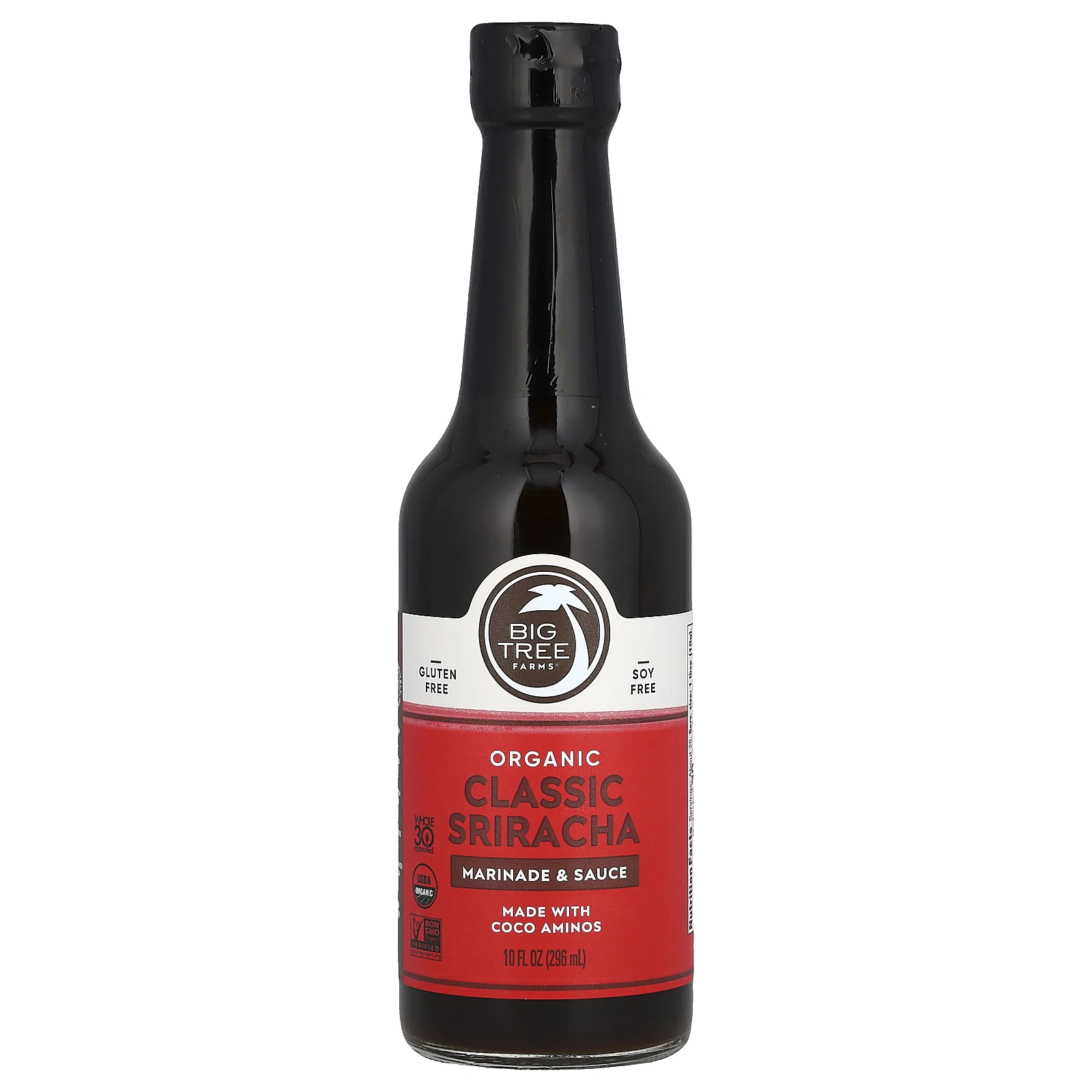 Big Tree Farms, Органический классический шрирача, маринад и соус, 296 мл (10 жидк. Унций)