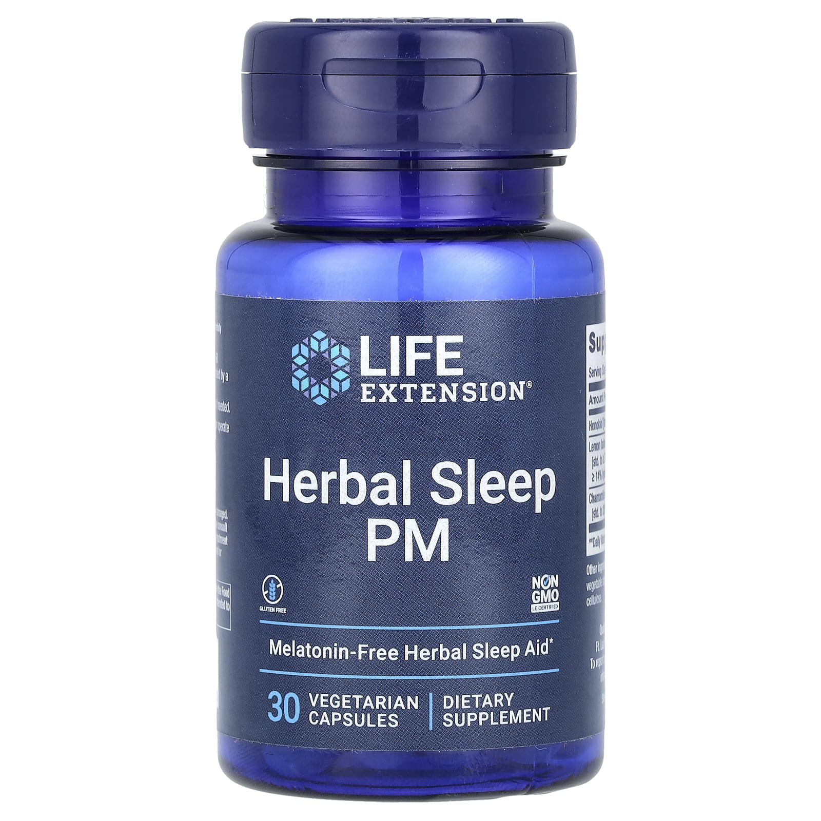 Life Extension, Herbal Sleep PM, 30 вегетарианских капсул
