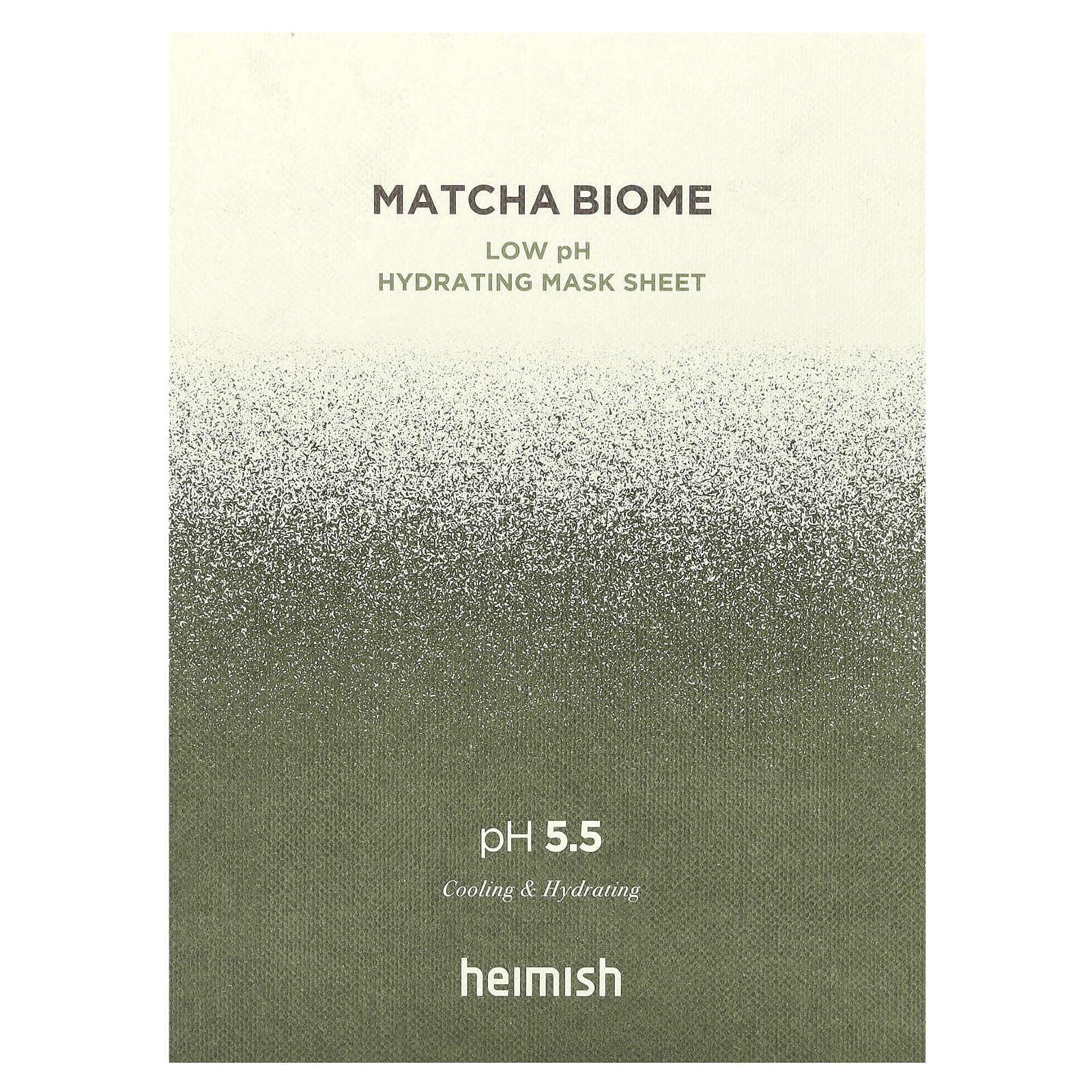 Heimish, Matcha Biome, увлажняющая тканевая маска с низким уровнем pH, 5 шт. по 30 мл