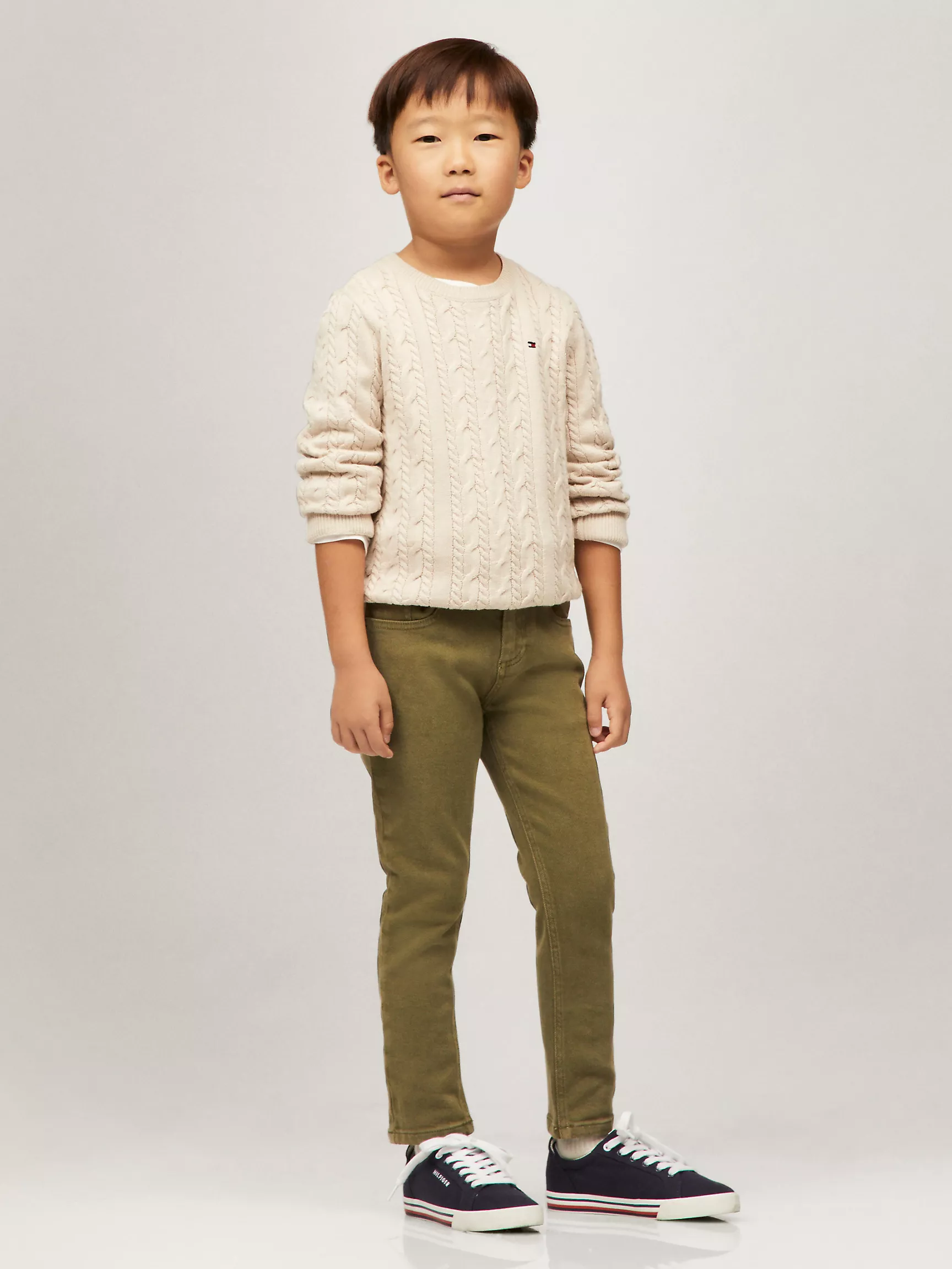 Джинсы для мальчиков Tommy Hilfiger, Детские эластичные джинсы приталенного кроя