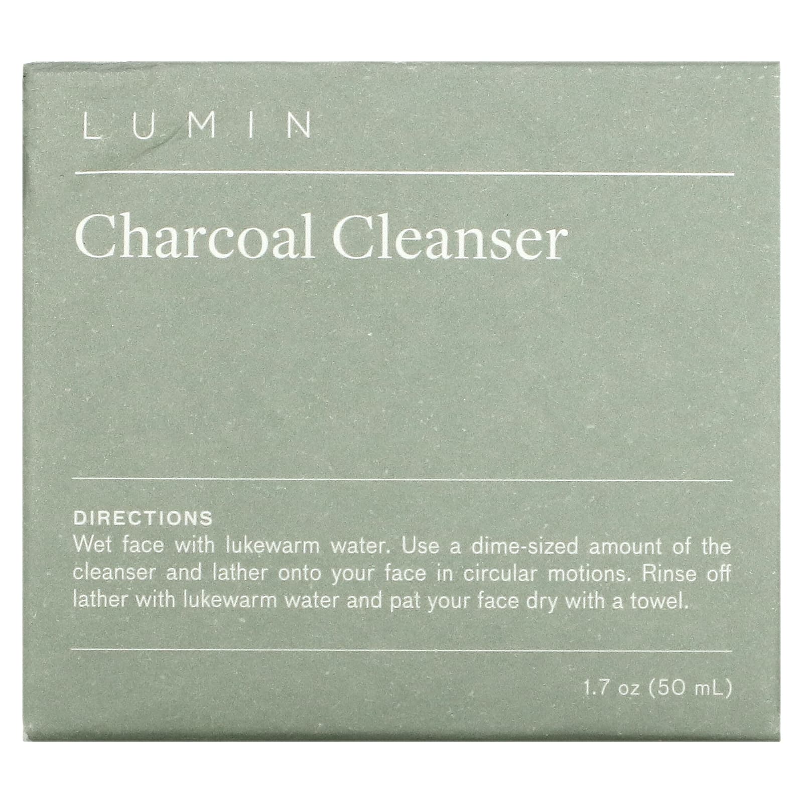 Lumin, Очищающее средство с древесным углем, 50 мл (1,7 унции)