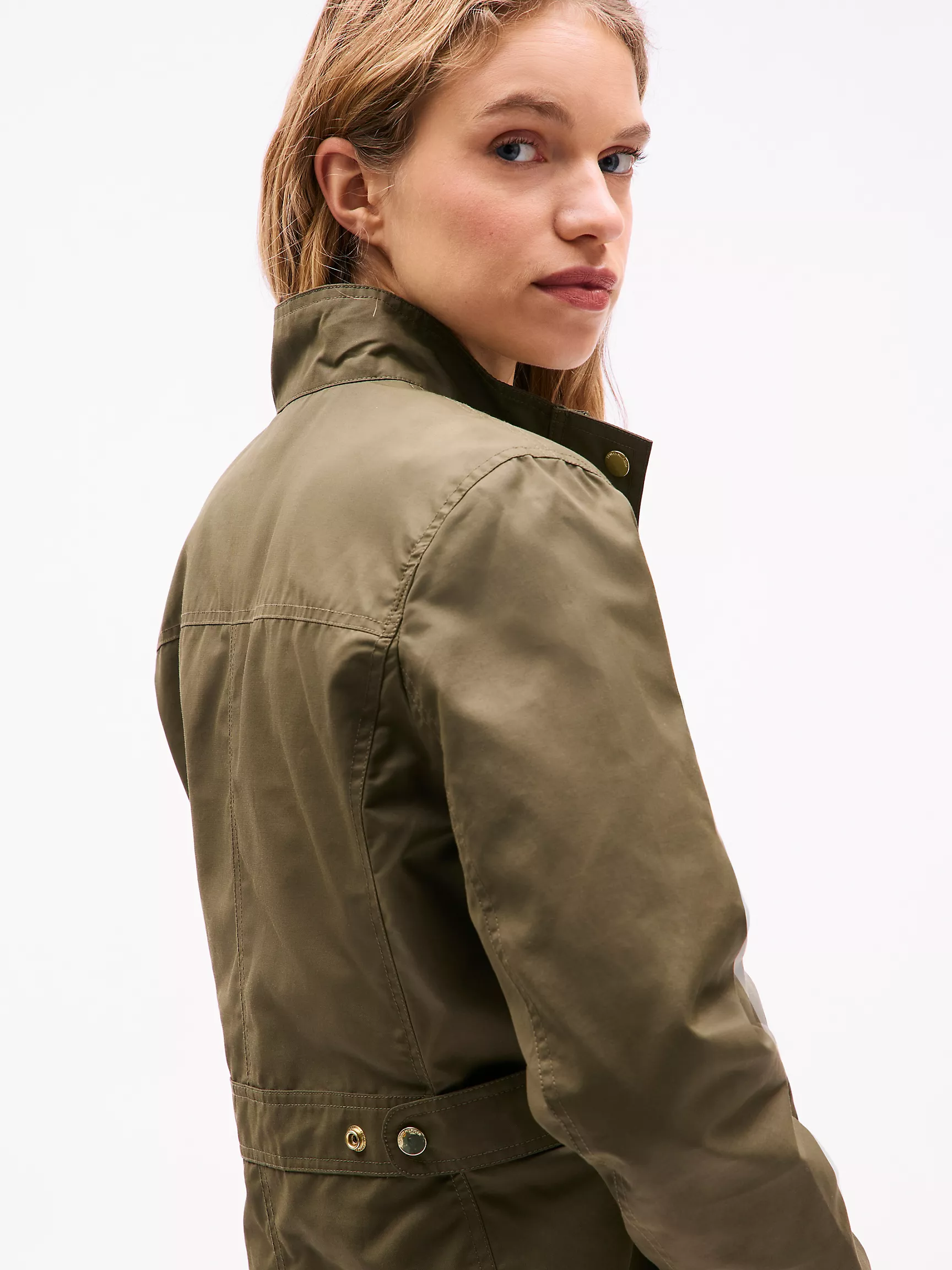 Женская куртка Tommy Hilfiger, Вощёная утилитарная куртка