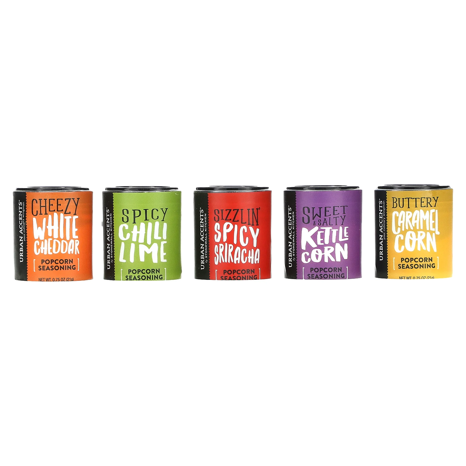 Urban Accents, Box Office Hits, набор для попкорна, 8 шт.