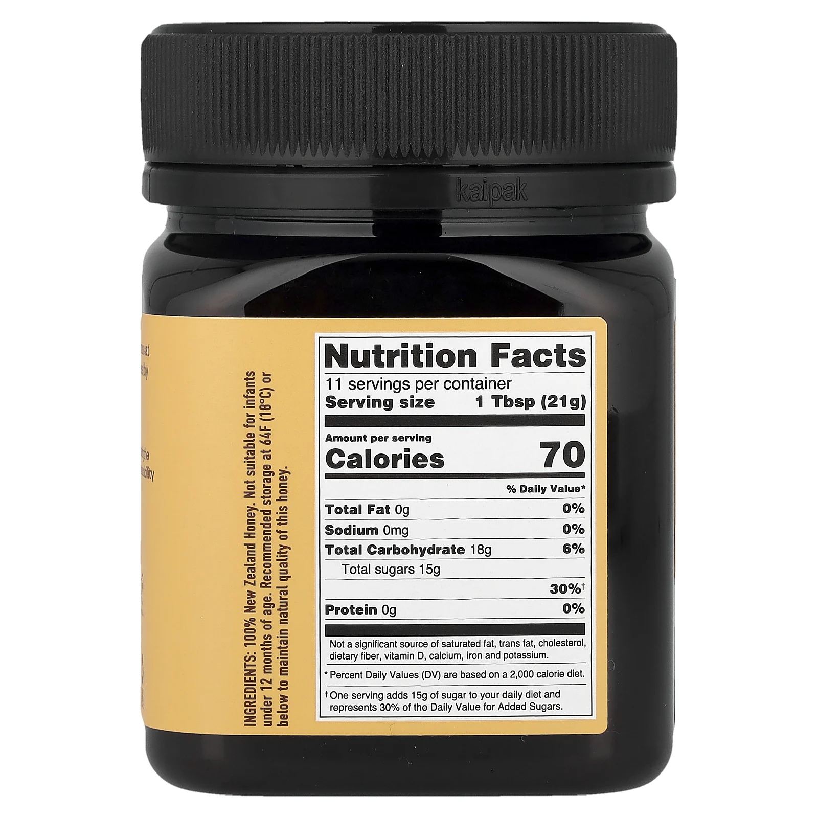 Egmont Honey, мед манука, необработанный и непастеризованный, MGO 100+, 250 г (8,8 унции)