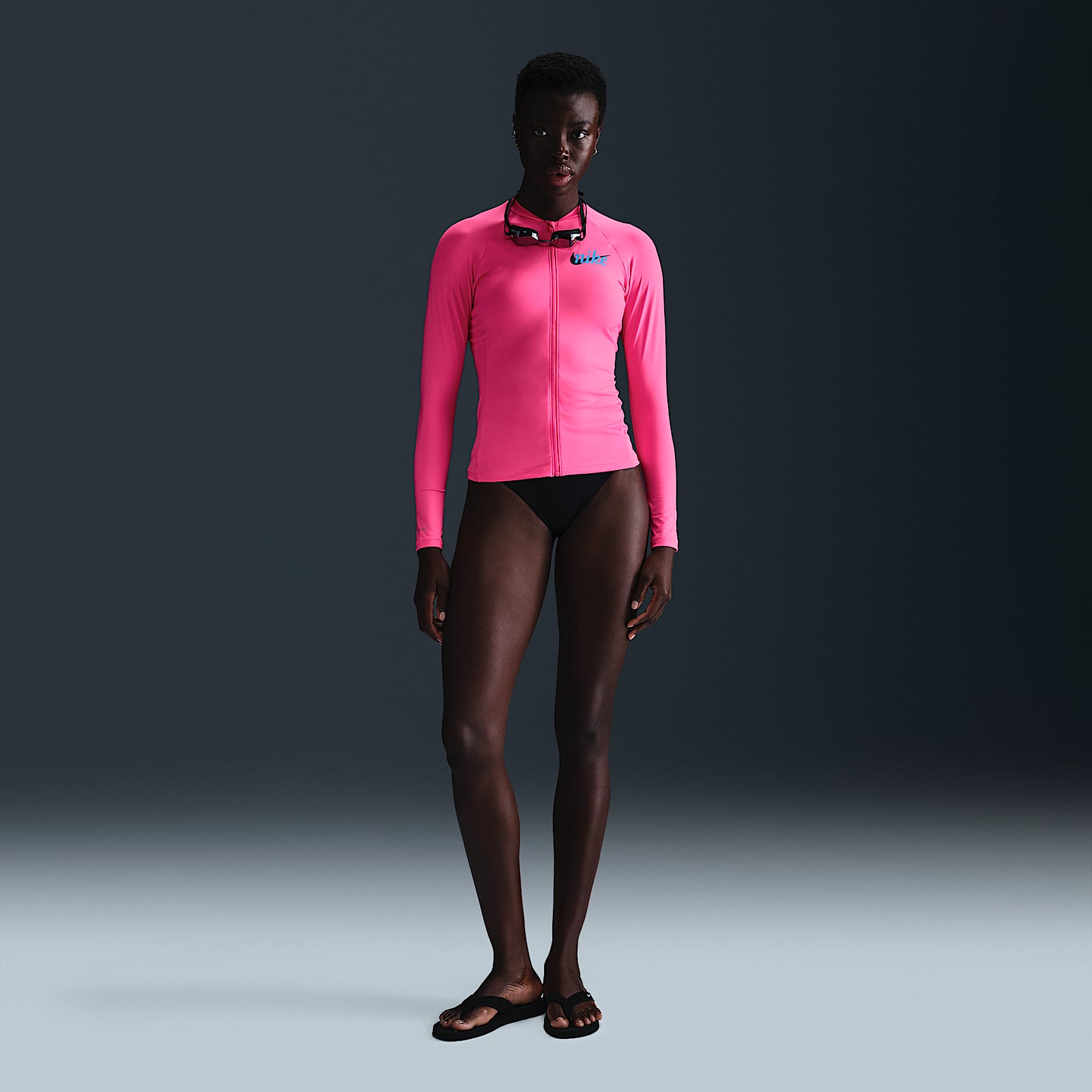 Nike Swim Essential Women's Long-Sleeve Zip Hydroguard