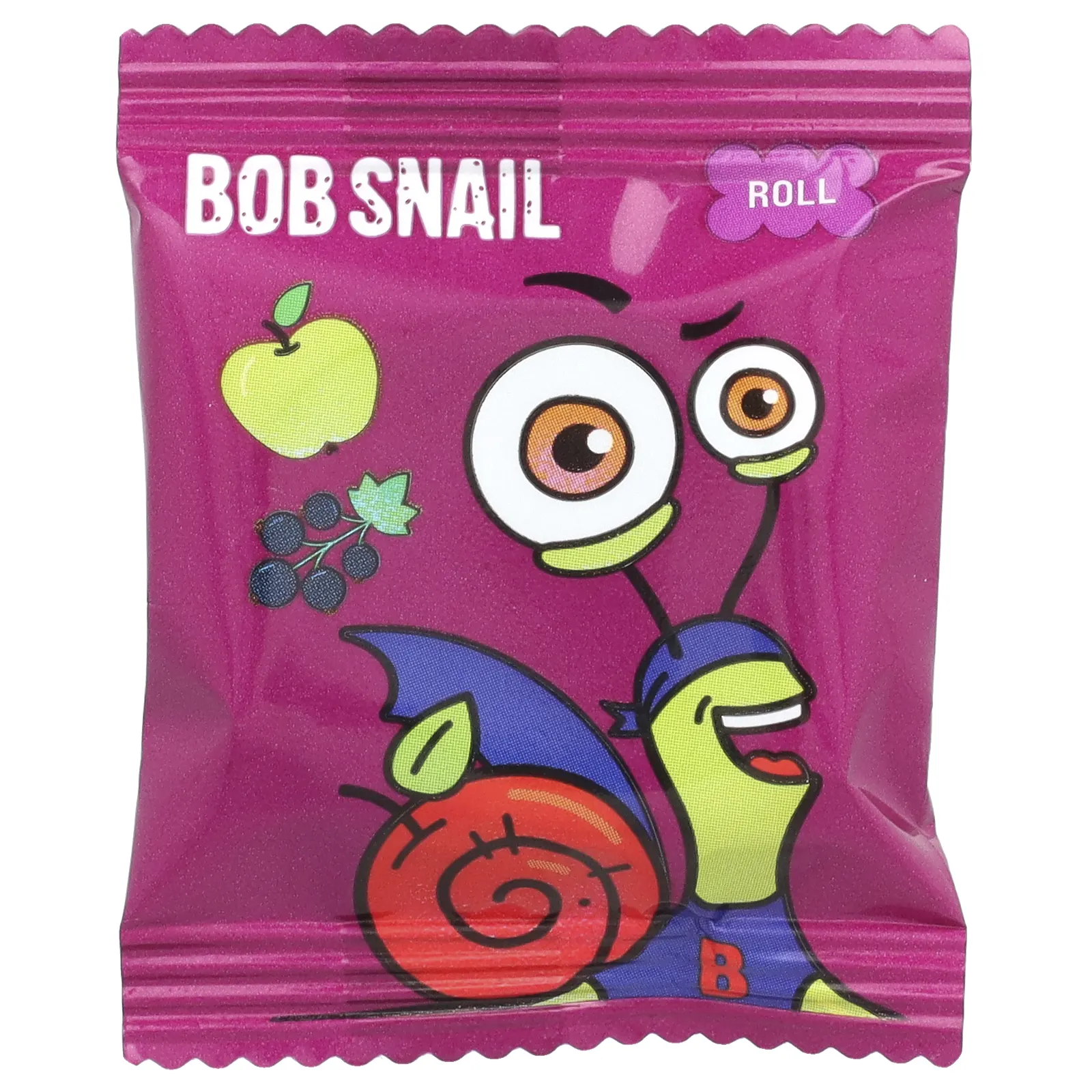 Bob Snail, Fruit Rolls, яблоко и черная смородина, 10 пакетиков по 10 г (0,35 унции)