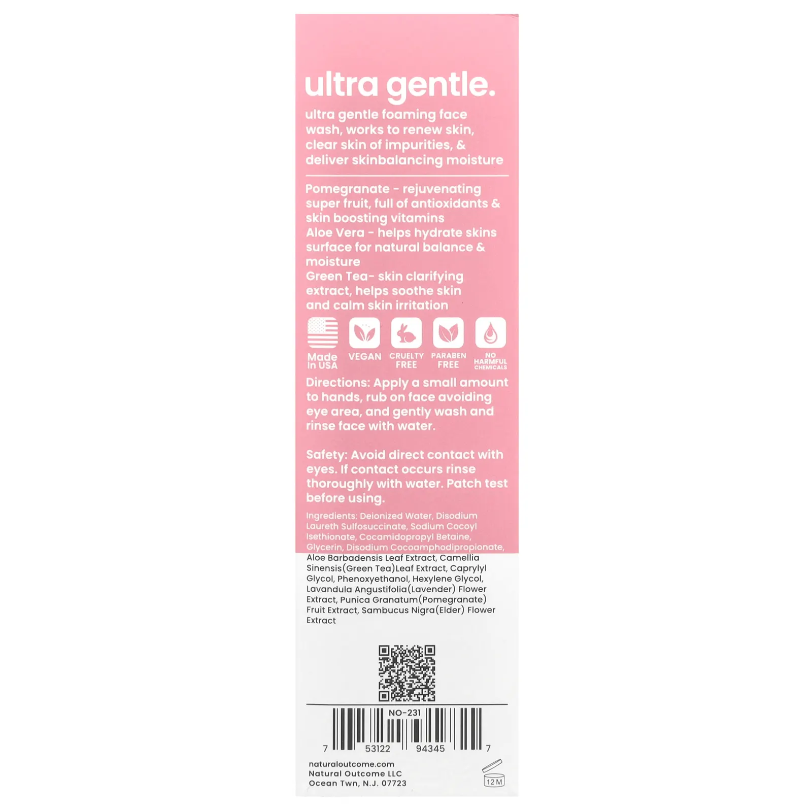 Natural Outcome, TeenSkin, ультра-нежное средство для умывания, 150 мл (5 унций)