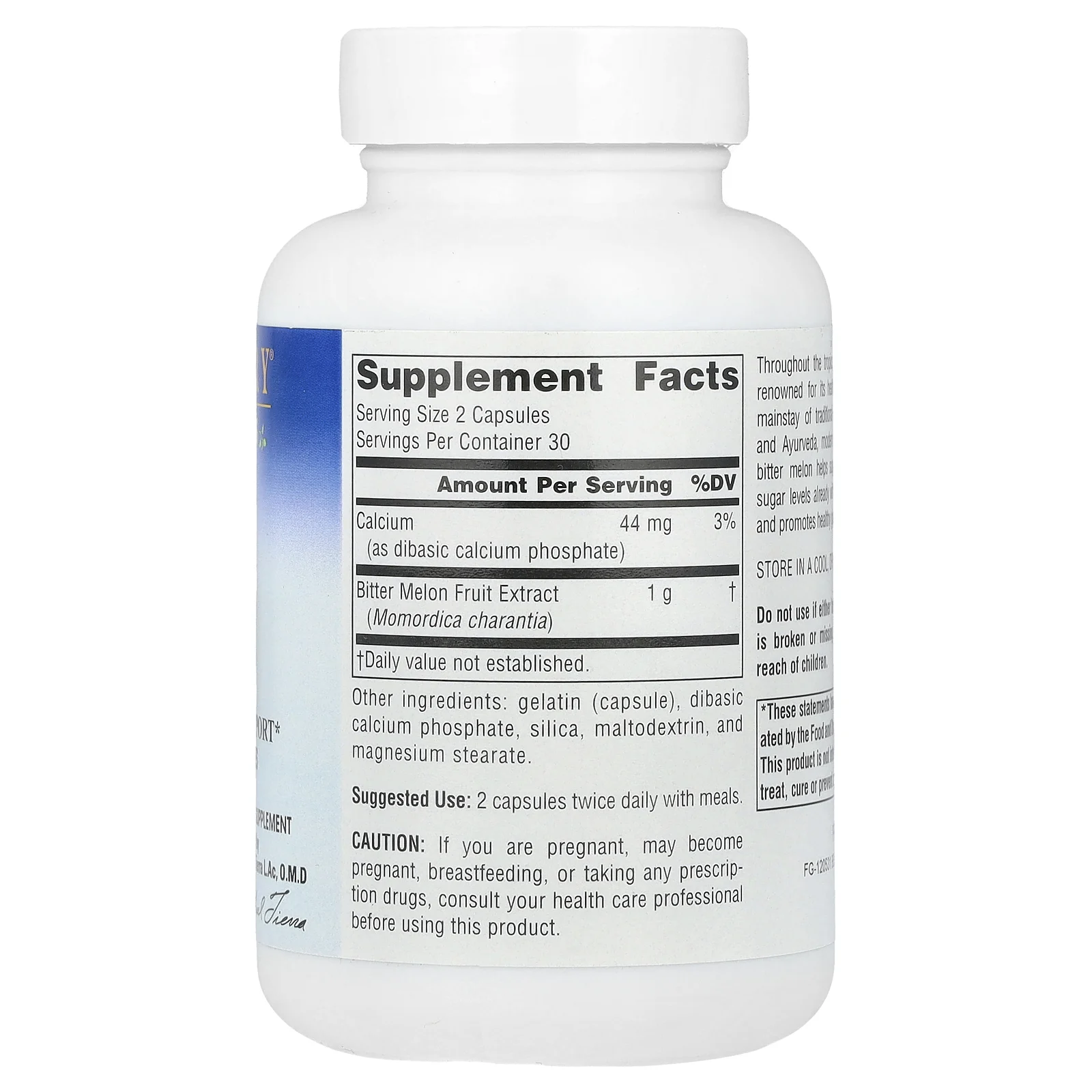 Planetary Herbals, горькая дыня, 500 мг, 60 капсул