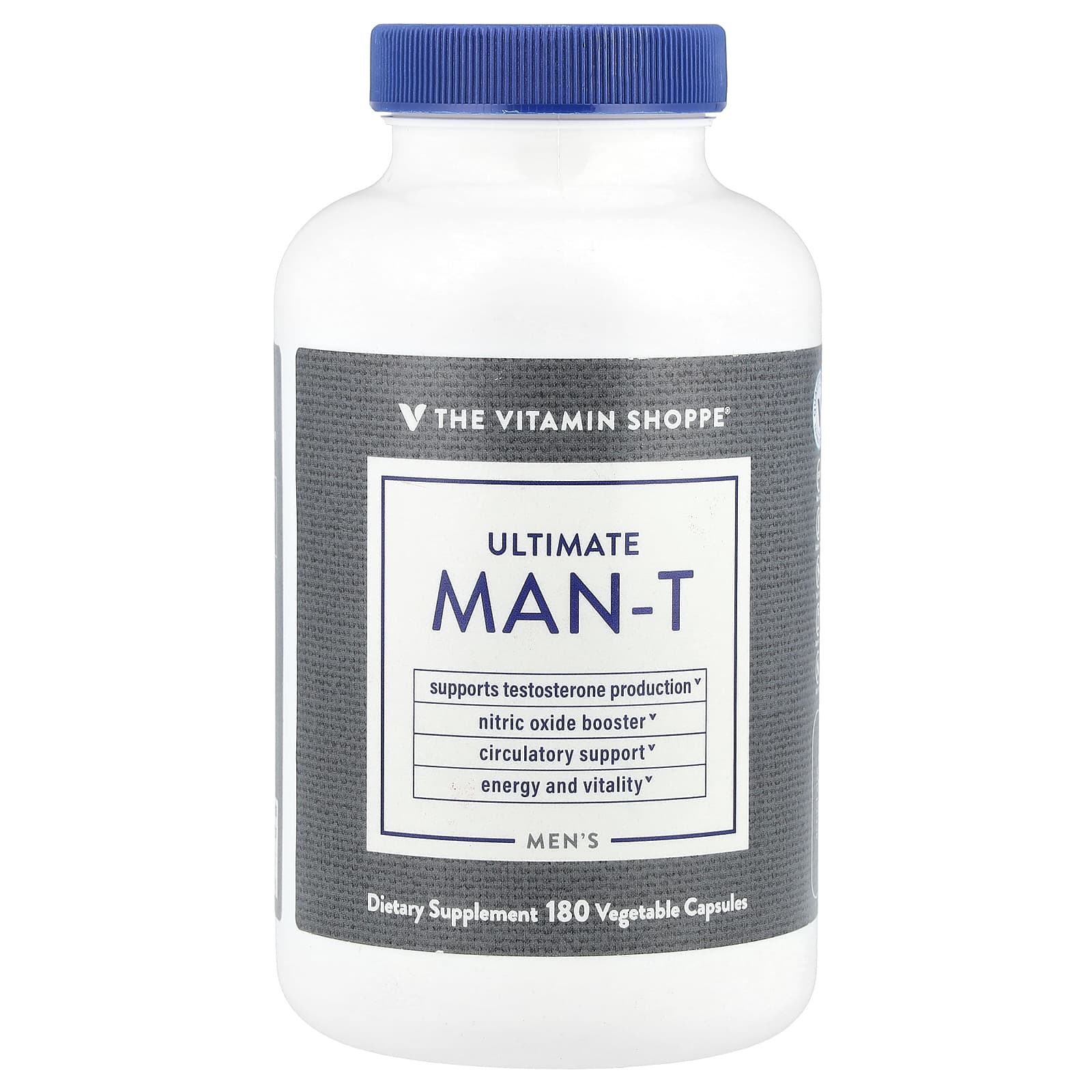 The Vitamin Shoppe, Men's Ultimate Man-T, 180 растительных капсул