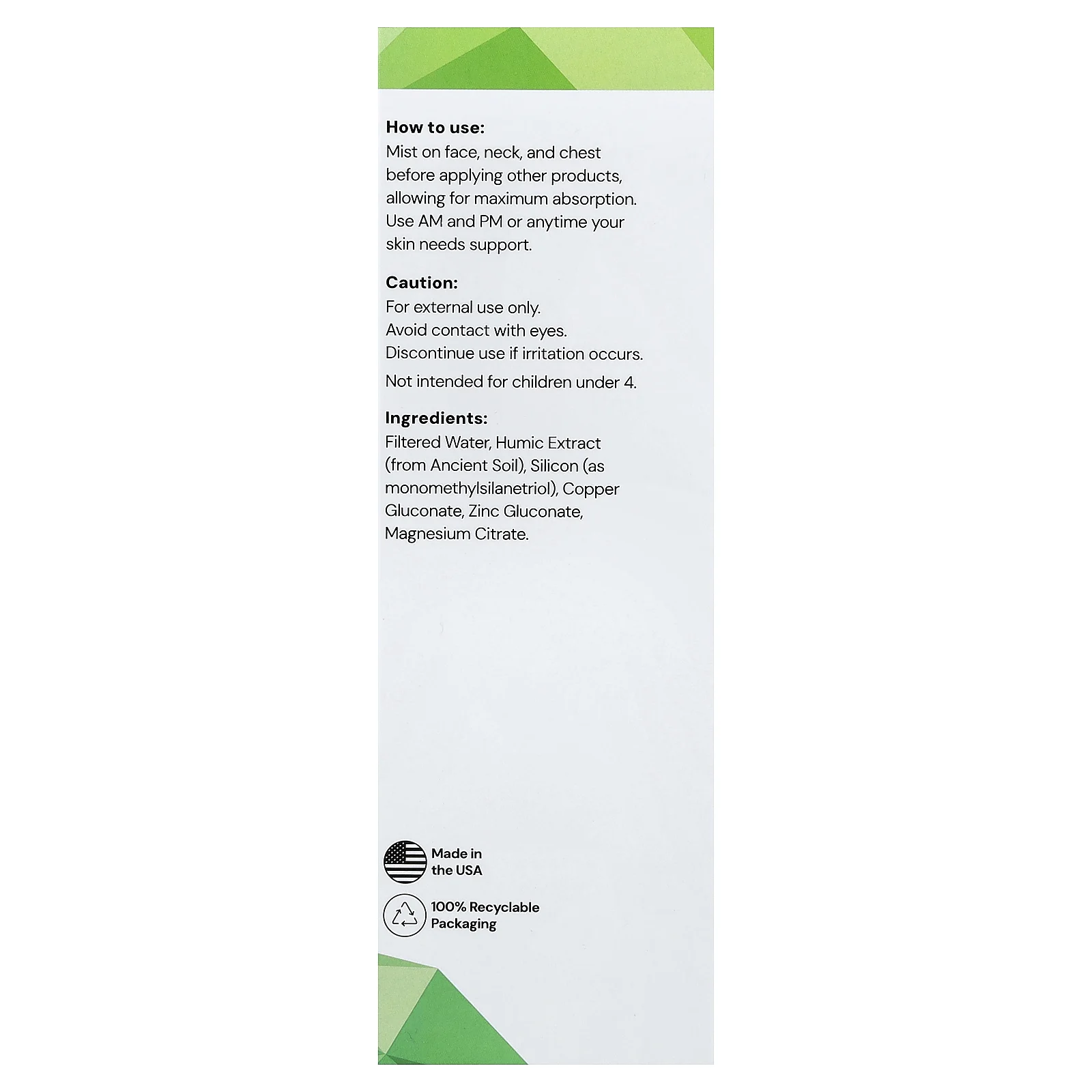 ION Intelligence of Nature, Skin Support, спрей для лица с ежедневной защитой, для всех типов кожи, 236 мл (8 жидк. унций)