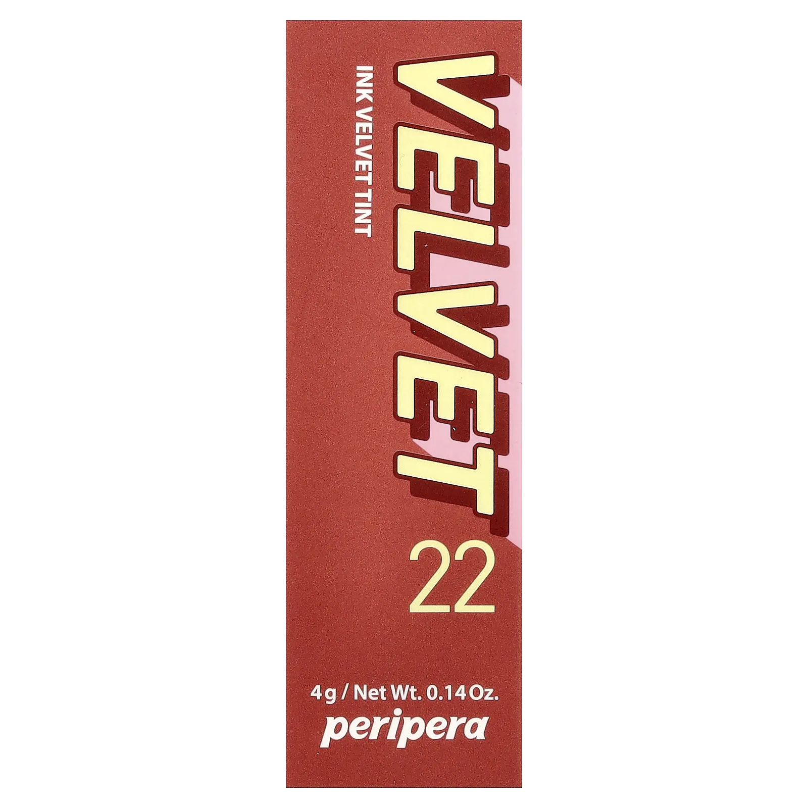 Peripera, Ink Velvet, тинт для губ, оттенок 22 Bouquet Nude, 4 г (0,14 унции)