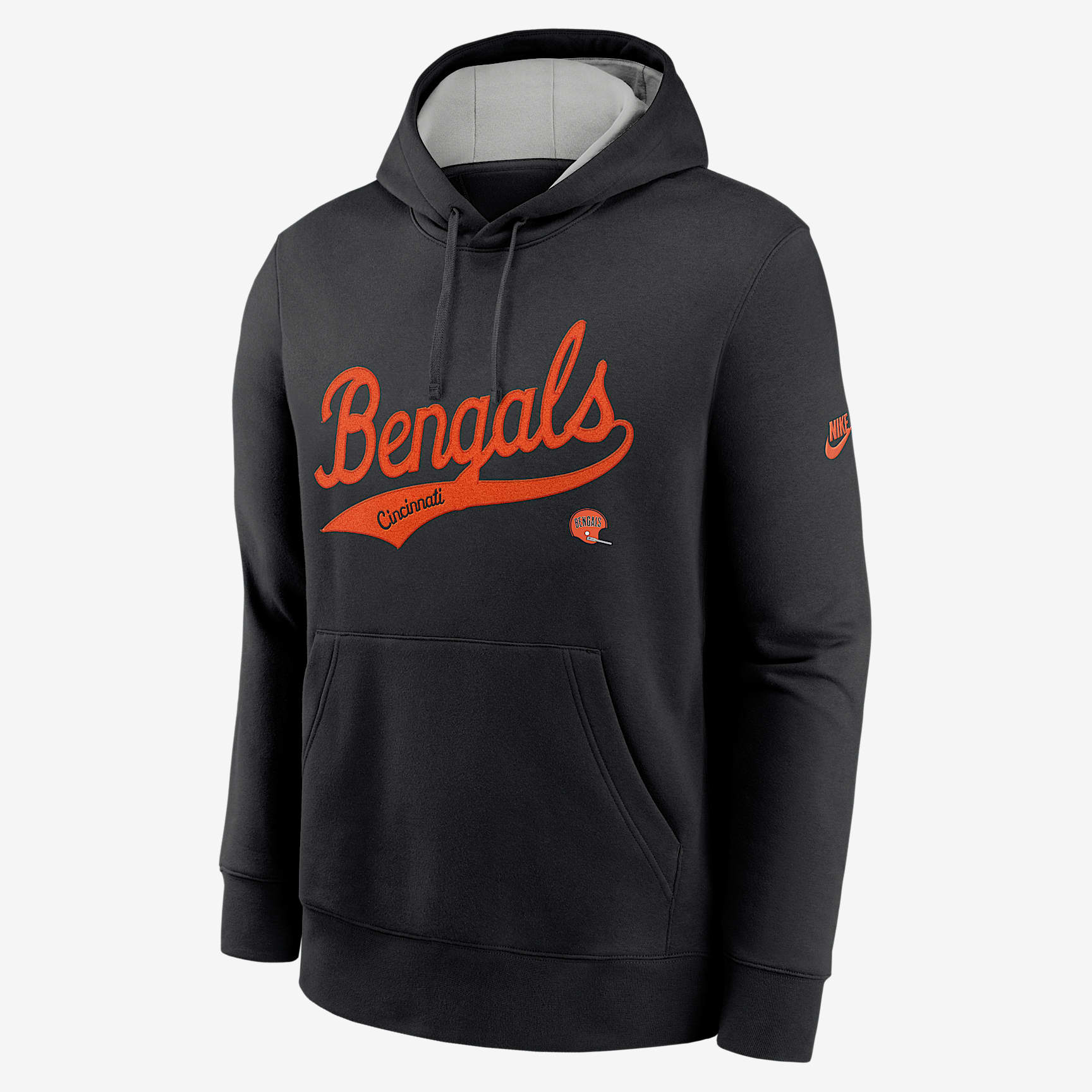 Cincinnati Bengals Rewind Club Logo Men's Nike NFL Pullover Hoodie